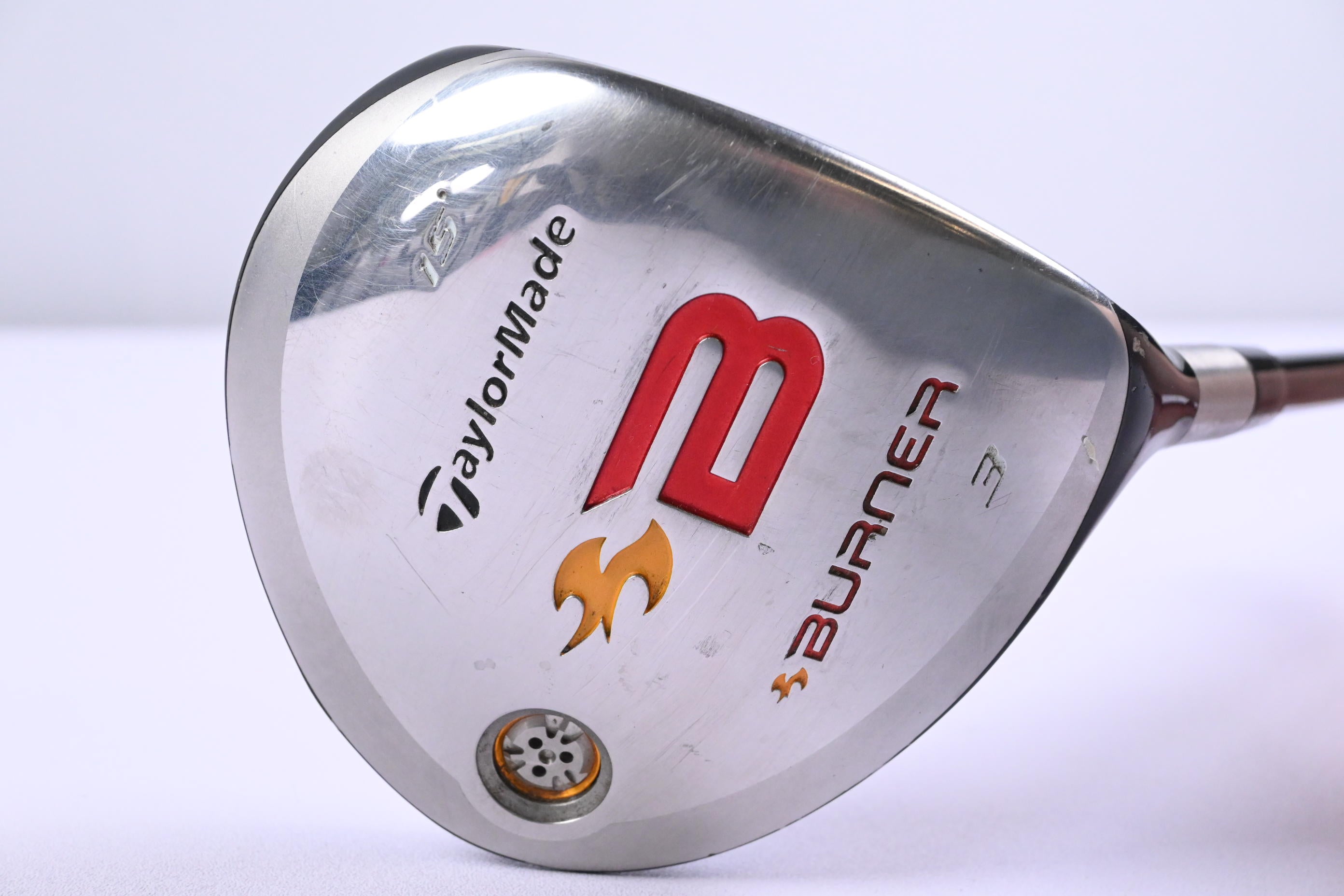 Taylormade Burner 2008 #3 Wood / 15 Degree / Regular Flex REAX 49 Shaft