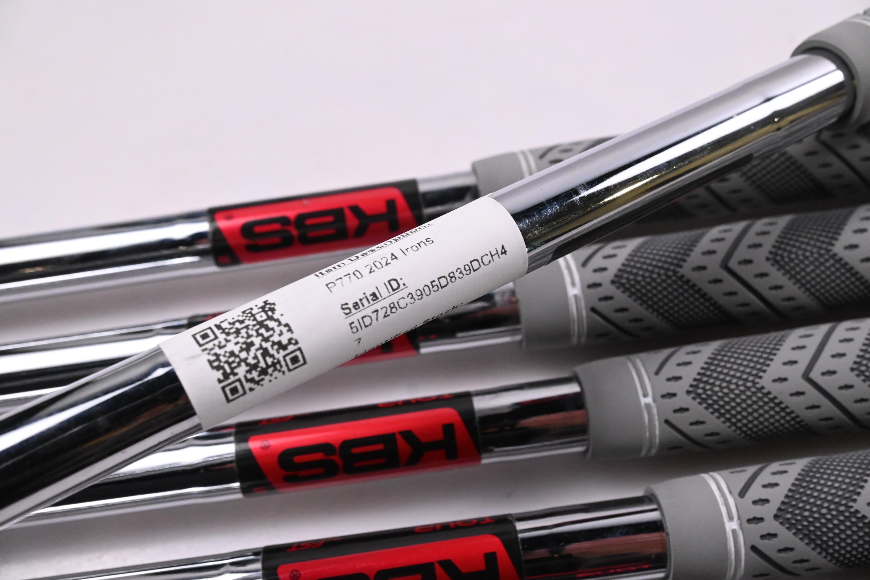 Taylormade P770 2024 Irons / 5-PW / Stiff Flex KBS Tour Shafts