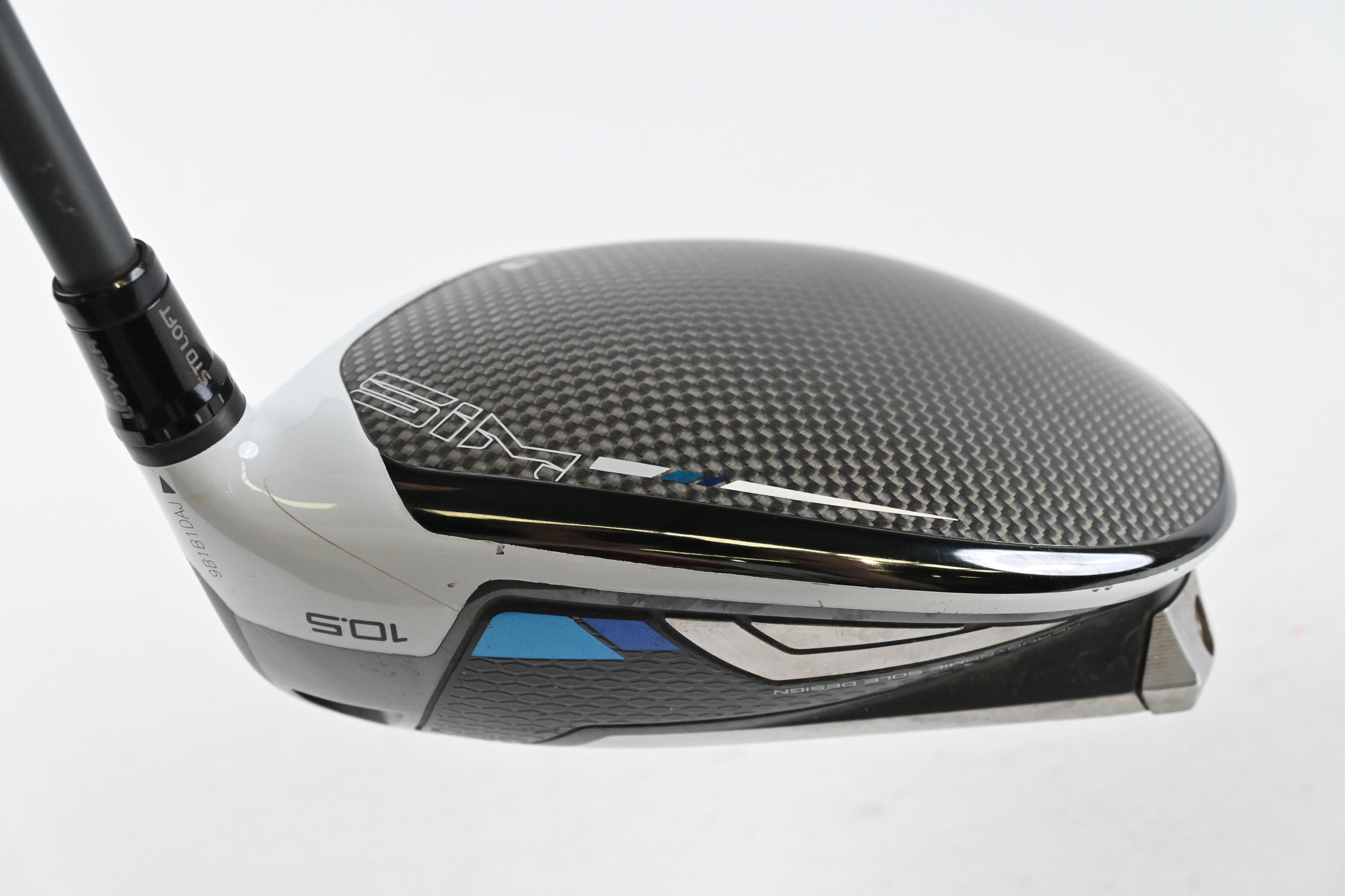 Taylormade SIM Max D Driver / 10.5 Degree / Stiff Flex HZRDUS Smoke Yellow 70