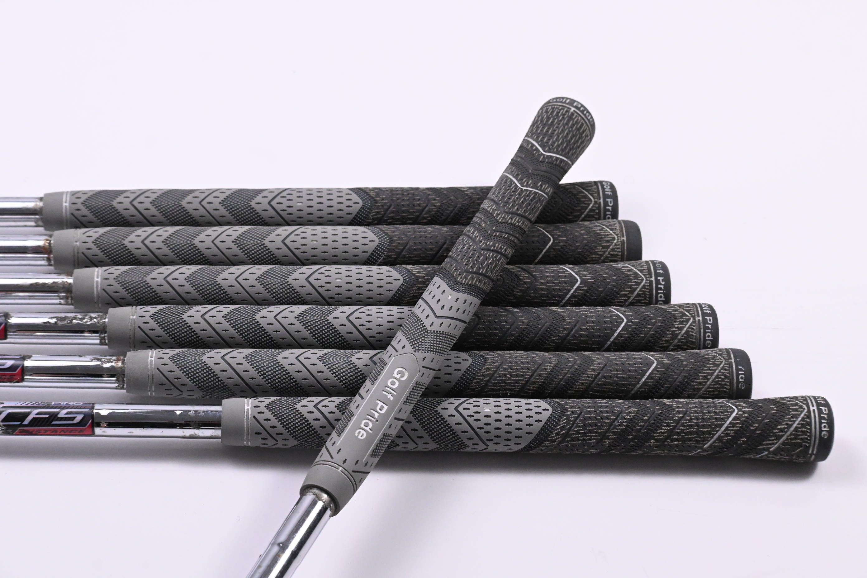 Ping G30 Irons / 5-PW+SW / Blue Dot / Stiff Flex Ping CFS Distance Shafts