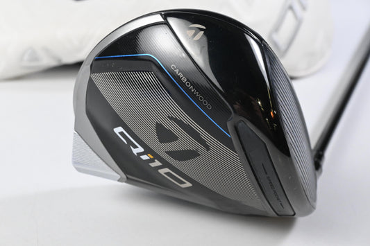 Taylormade Qi10 Driver / 10.5 Degree / Stiff Flex Hzrdus Smoke Red RDX 60 Shaft