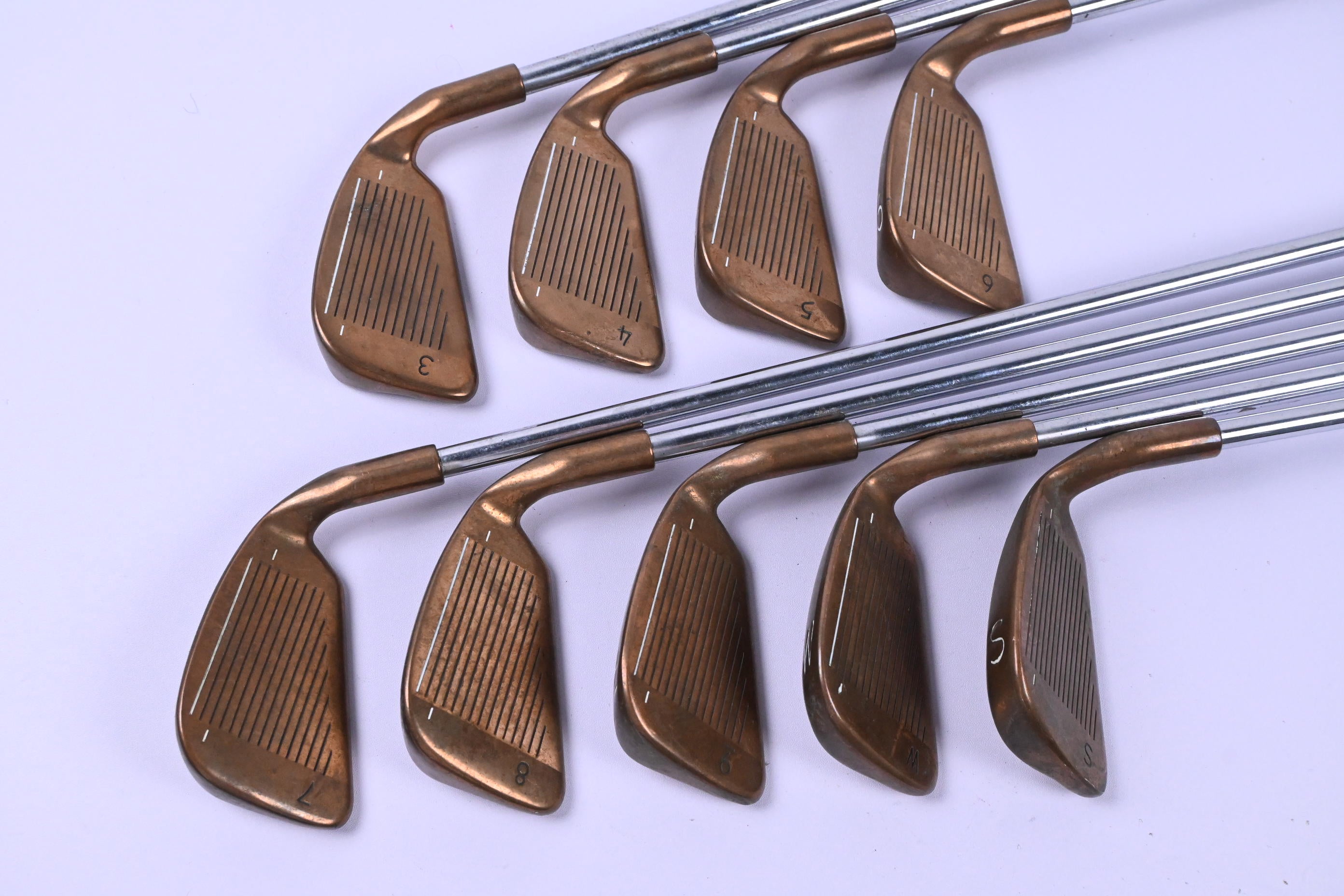 Left Hand Ping ISI BeCu Irons / 3-PW+SW / Black Dot / Regular Flex Ping JZ