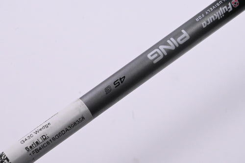 Ping G430 Pitching Wedge / 41 Degree / Black Dot / Senior Flex Ping Alta Quick 45