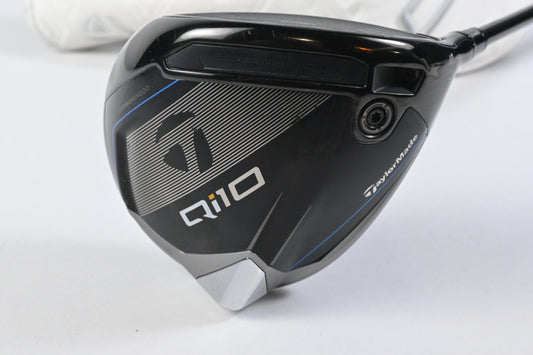 Taylormade Qi10 Driver / 10.5 Degree / Stiff Flex Hzrdus Smoke Red RDX 60 Shaft