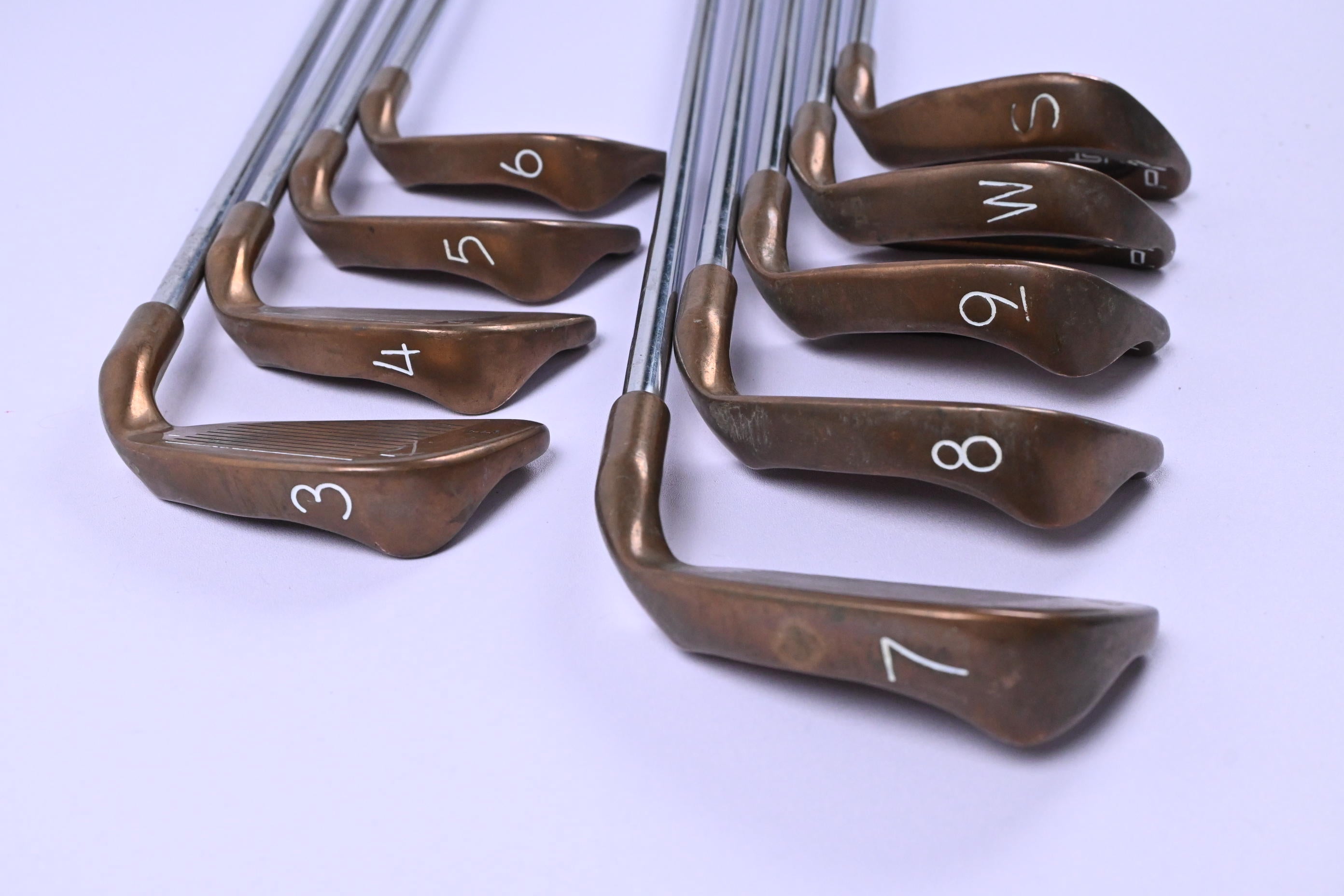 Left Hand Ping ISI BeCu Irons / 3-PW+SW / Black Dot / Regular Flex Ping JZ