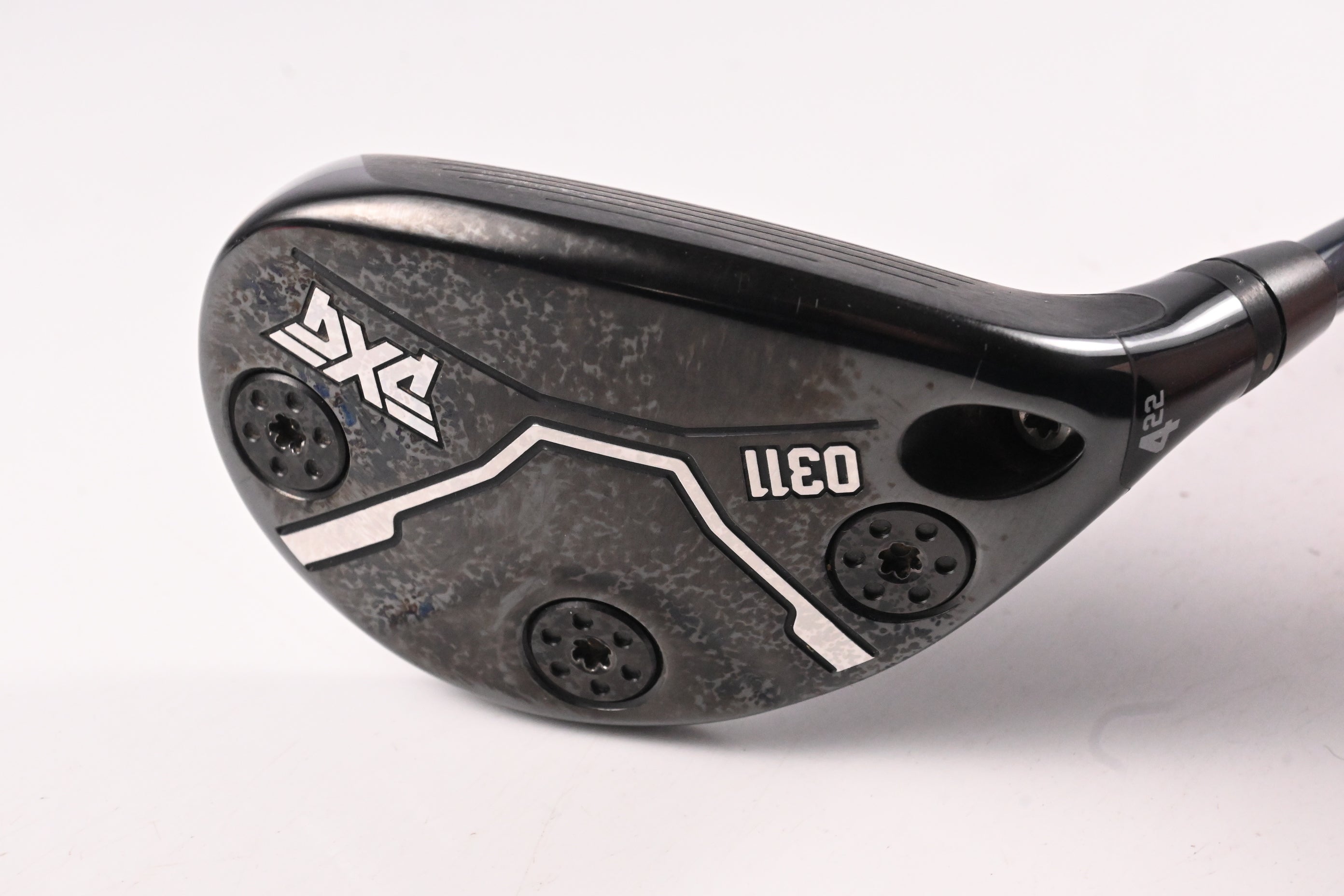 PXG 0311 Black Ops #4 Hybrid / 22 Degree / Stiff Flex Denali Blue 80 Shaft