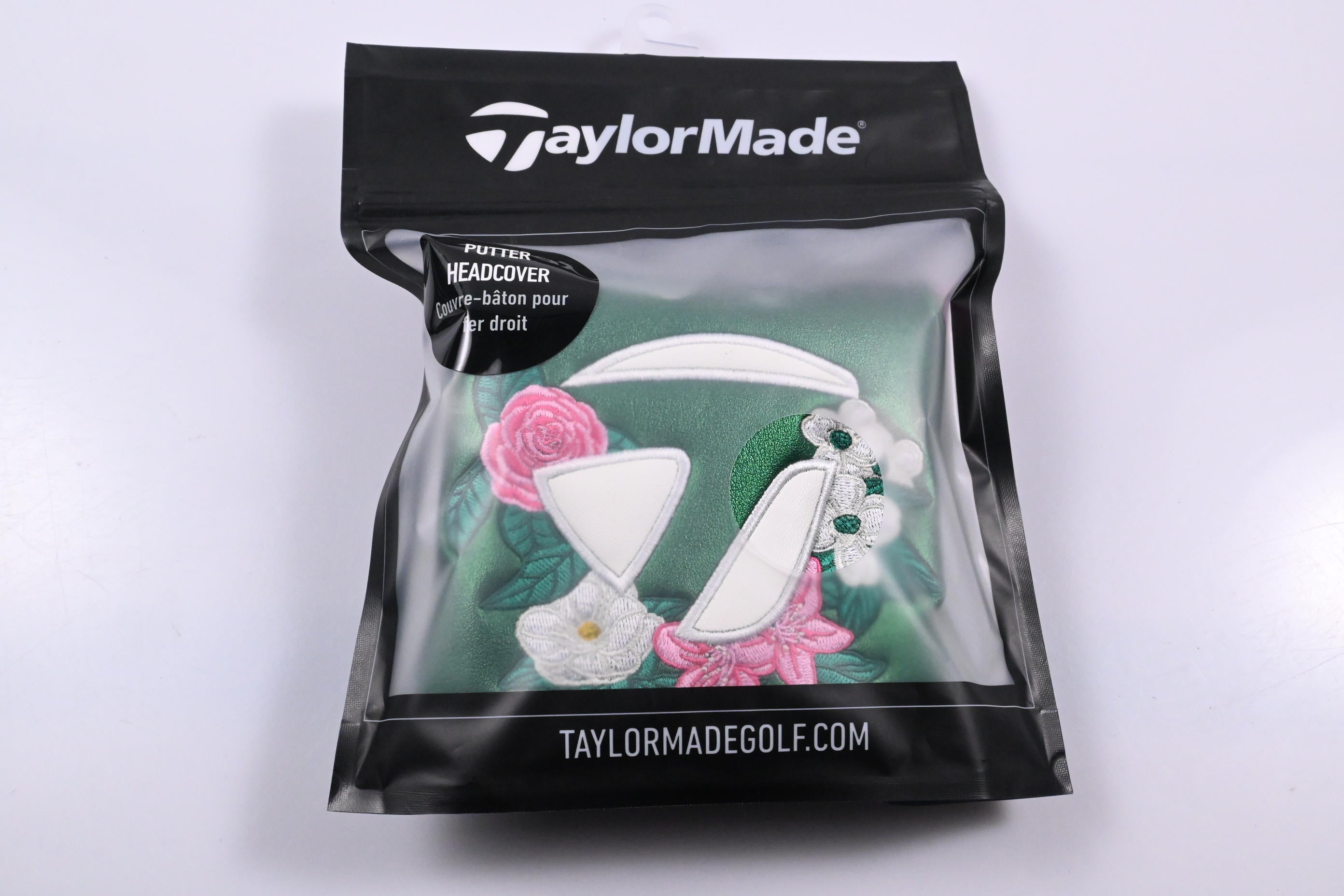 Taylormade Season Opener 2025 Mallet Putter Headcover / Green, White & Pink
