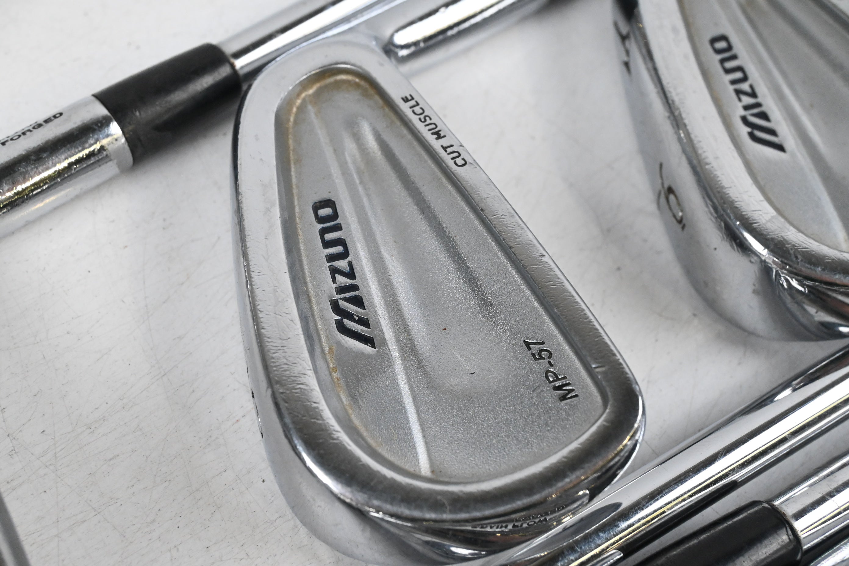 Mizuno MP-57 Irons / 4-PW / Regular Flex Dynamic Gold R300 Shafts