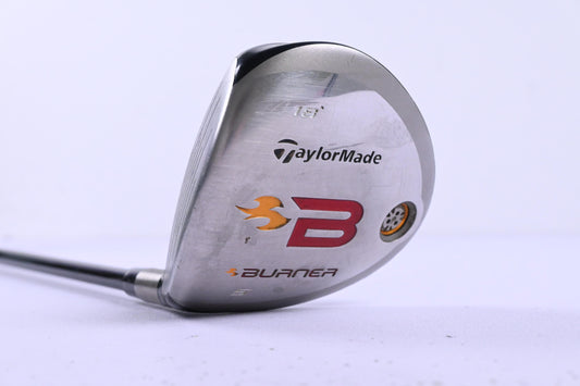 Left Hand Taylormade Burner 2008 #5 Wood / 18 Degree / Stiff Flex Reax 49 Shaft