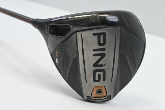 Left Hand Ping G400 Driver / 10.5 Degree / Stiff Flex Ping Tour Chrome 75