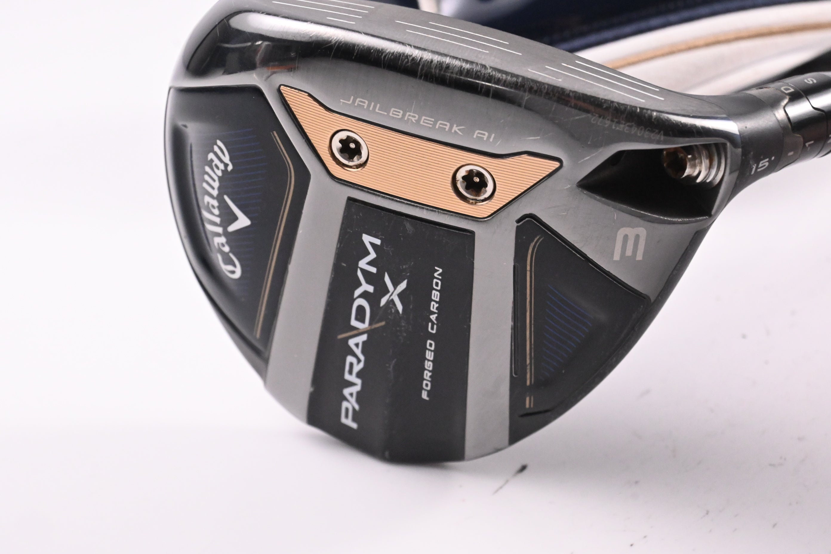 Callaway Paradym X #3 Wood / 15 Degree / Stiff Flex HZRDUS Silver Gen 4 70 Shaft