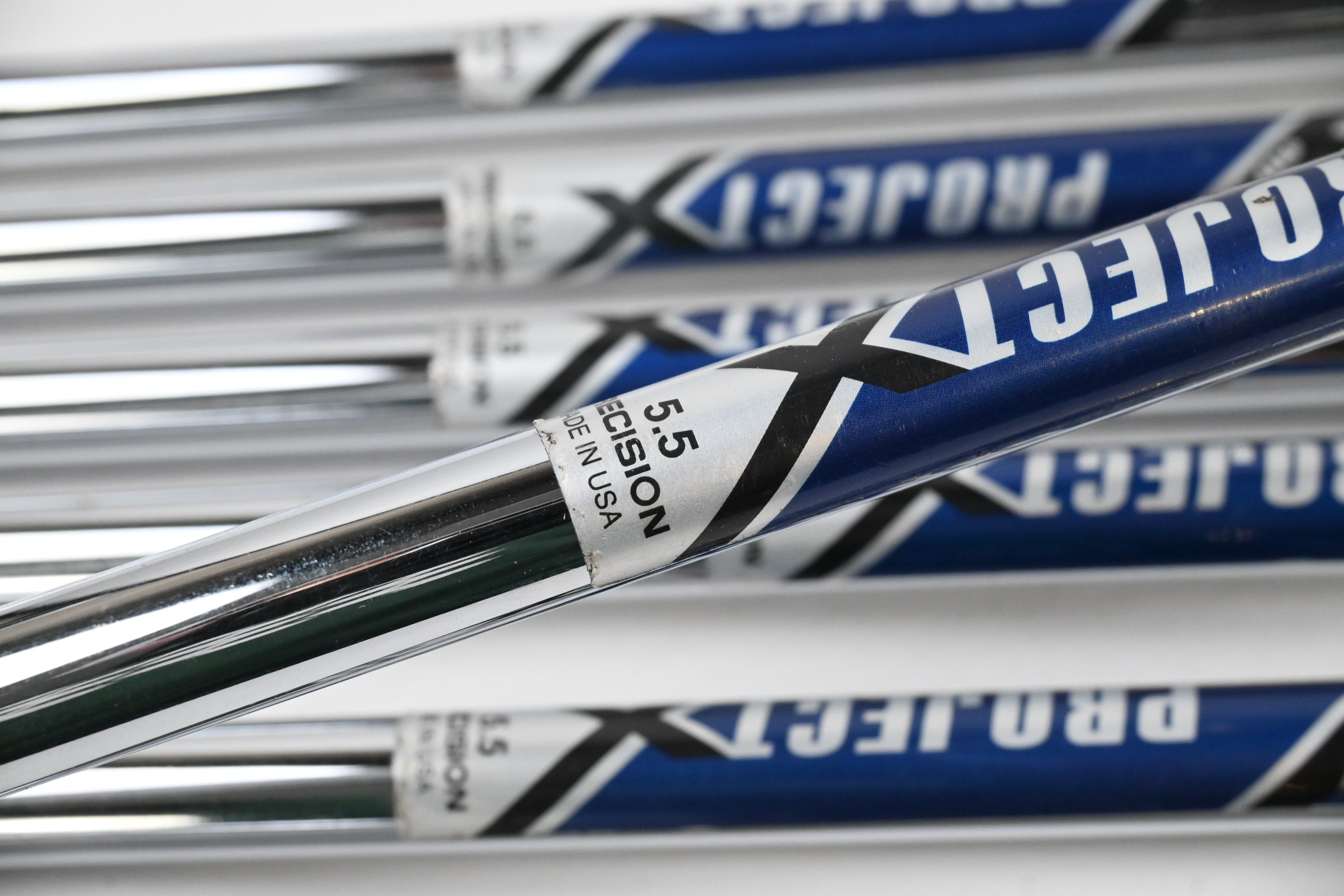 Ping i59 Irons / 4-PW / Blue Dot / Regular+ Flex Project X Rifle Shafts