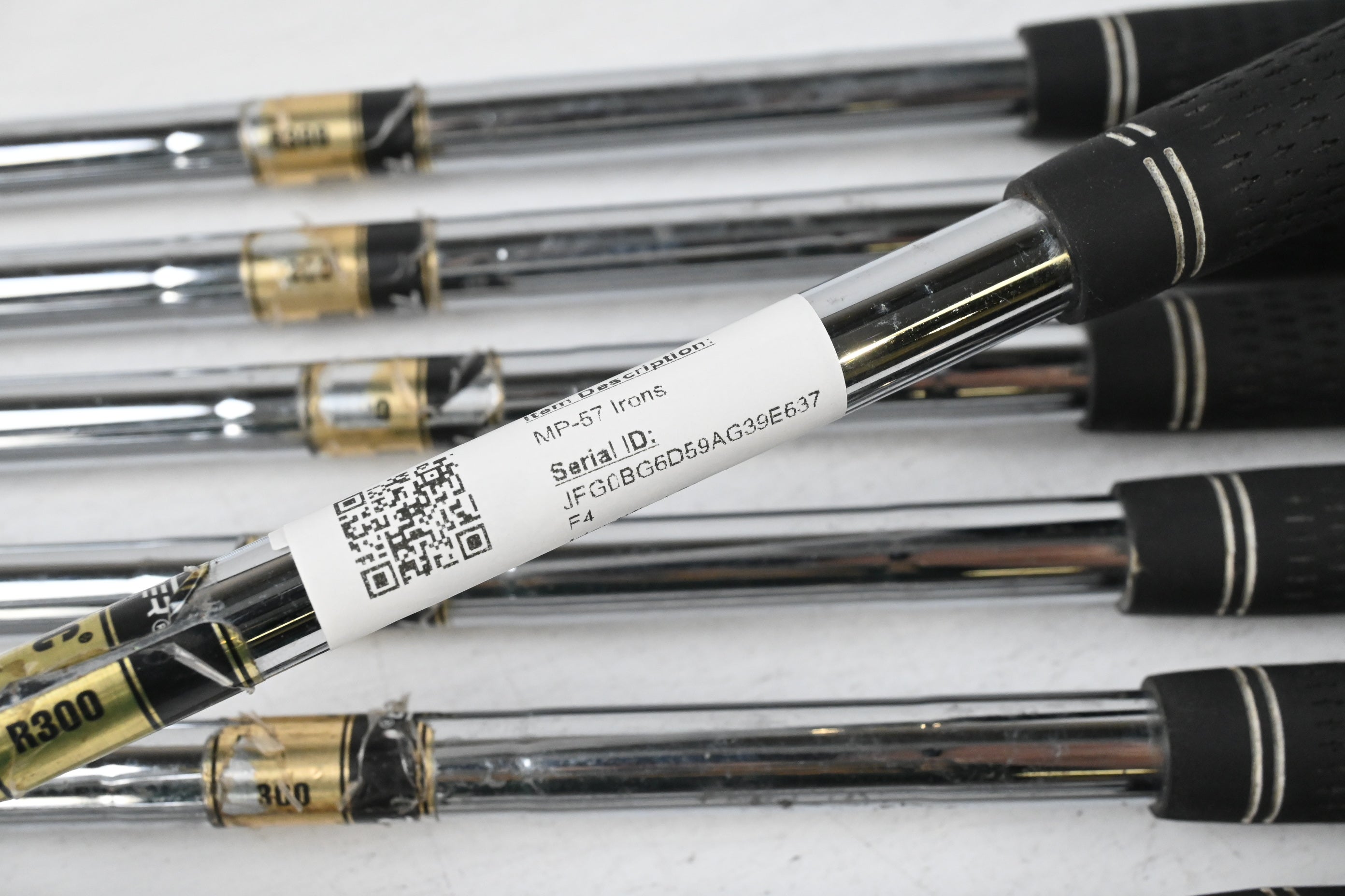 Mizuno MP-57 Irons / 4-PW / Regular Flex Dynamic Gold R300 Shafts