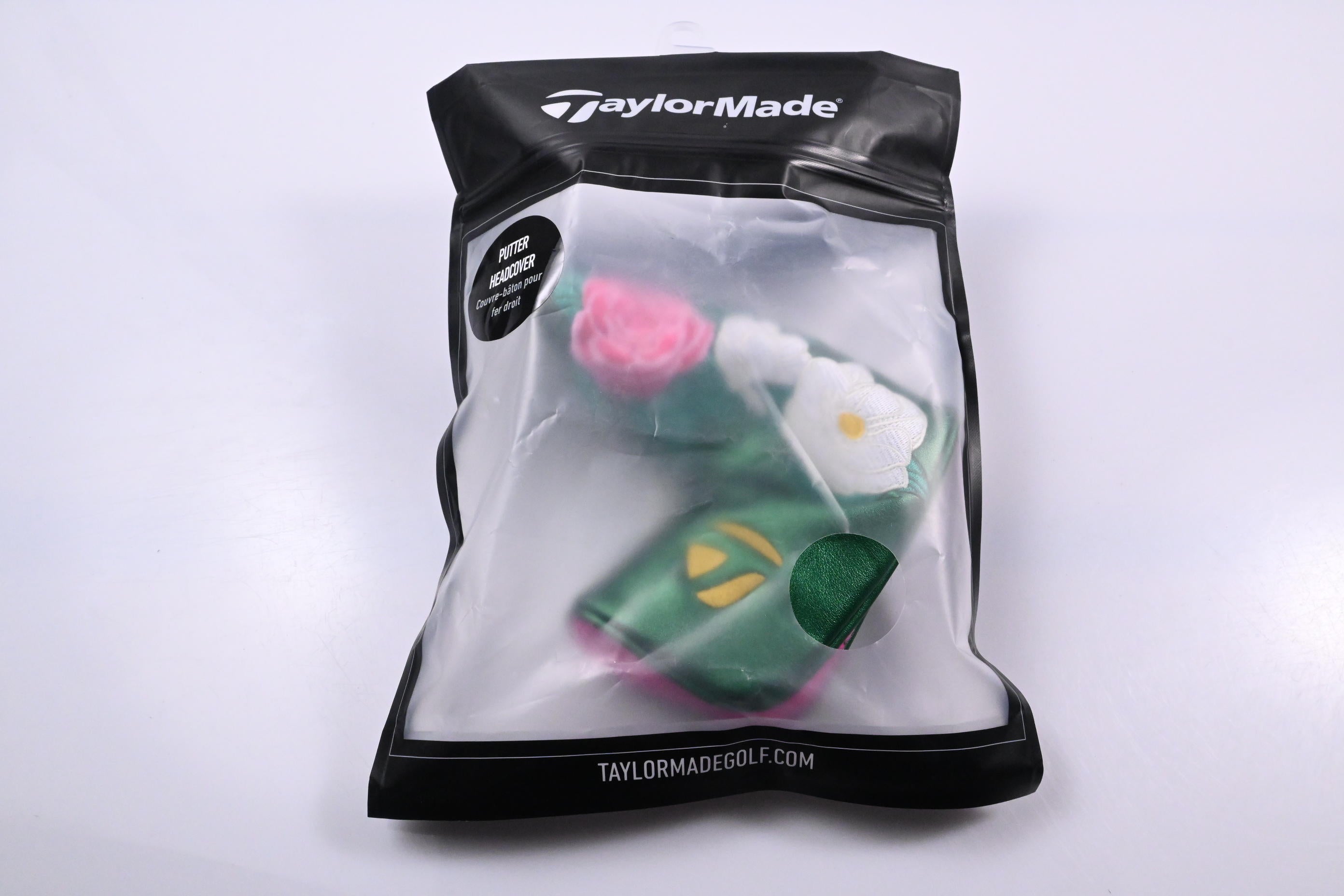 Taylormade Season Opener 2025 Blade Putter Headcover / Green, White & Pink