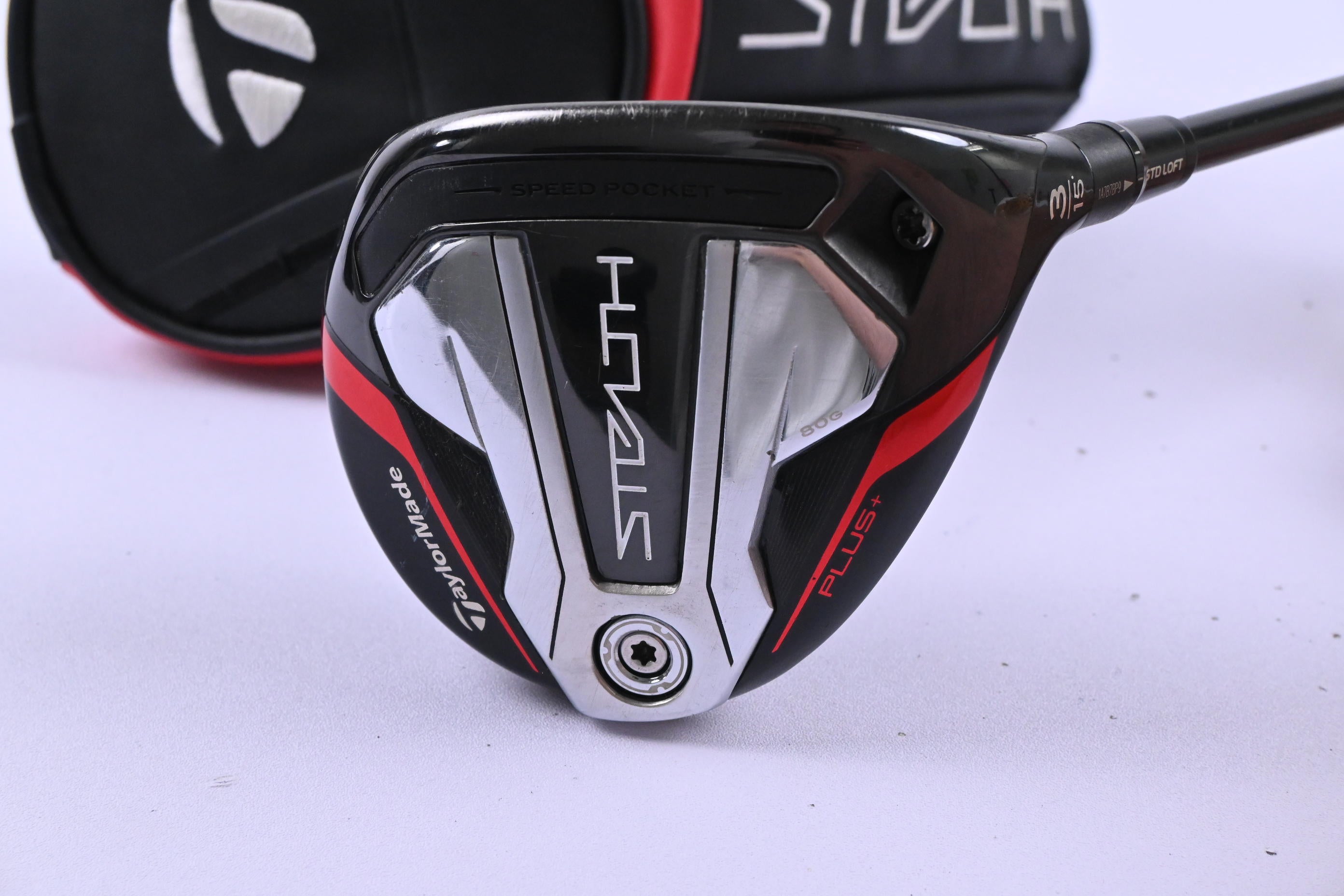 Taylormade Stealth Plus #3 Wood / 15 Degree / Stiff Flex Kai'li Red 75 Shaft