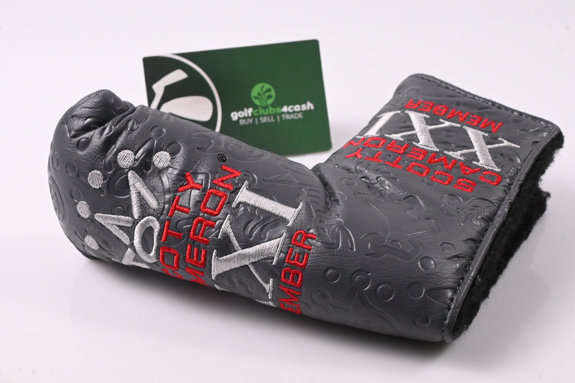 Scotty Cameron 2021 Club Cameron Putter Cover / Blade / Grey &amp; Red