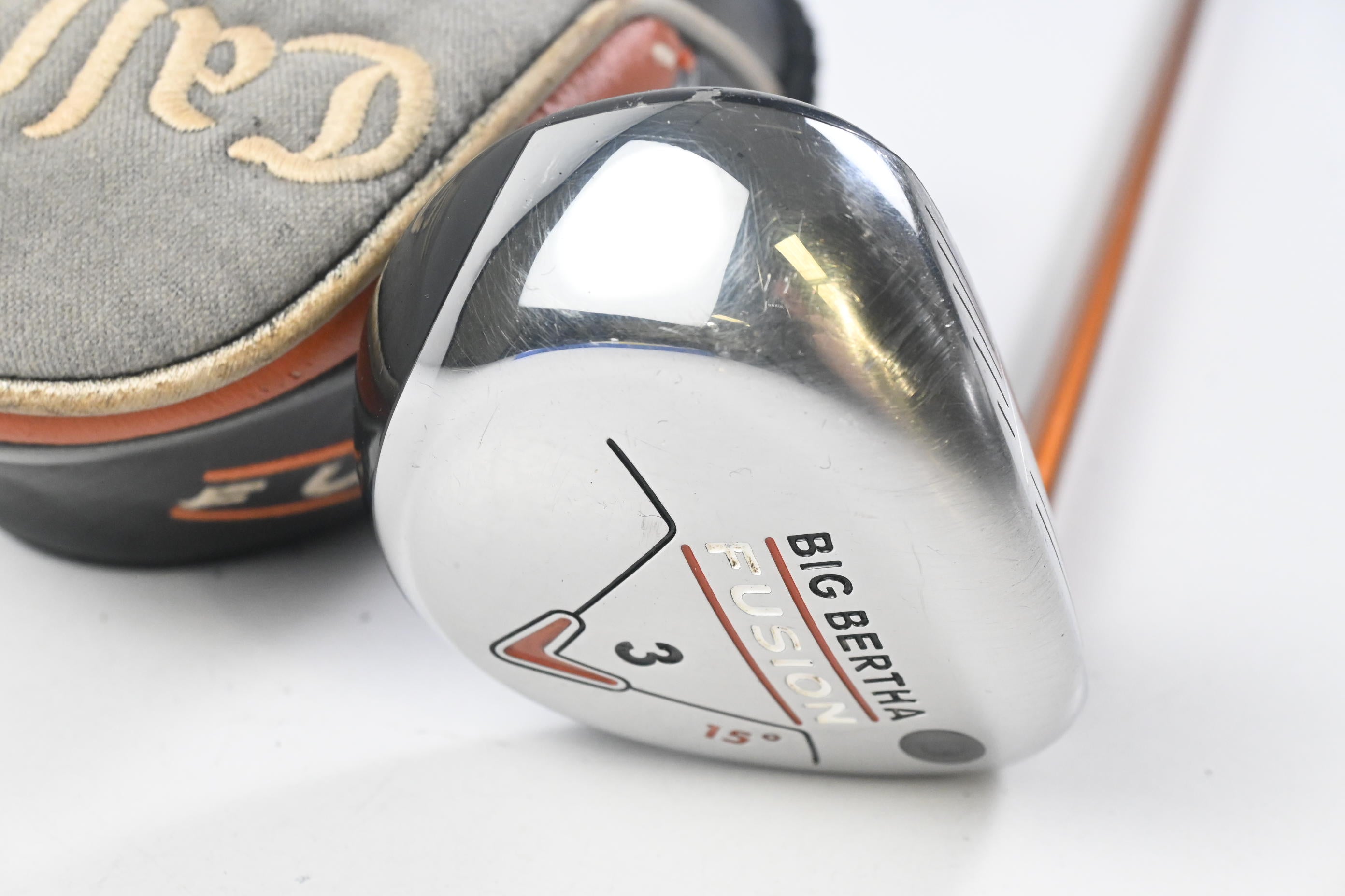 Callaway Big Bertha Fusion #3 Wood / 15 Degree / Stiff Flex Aldila NVS Orange 65