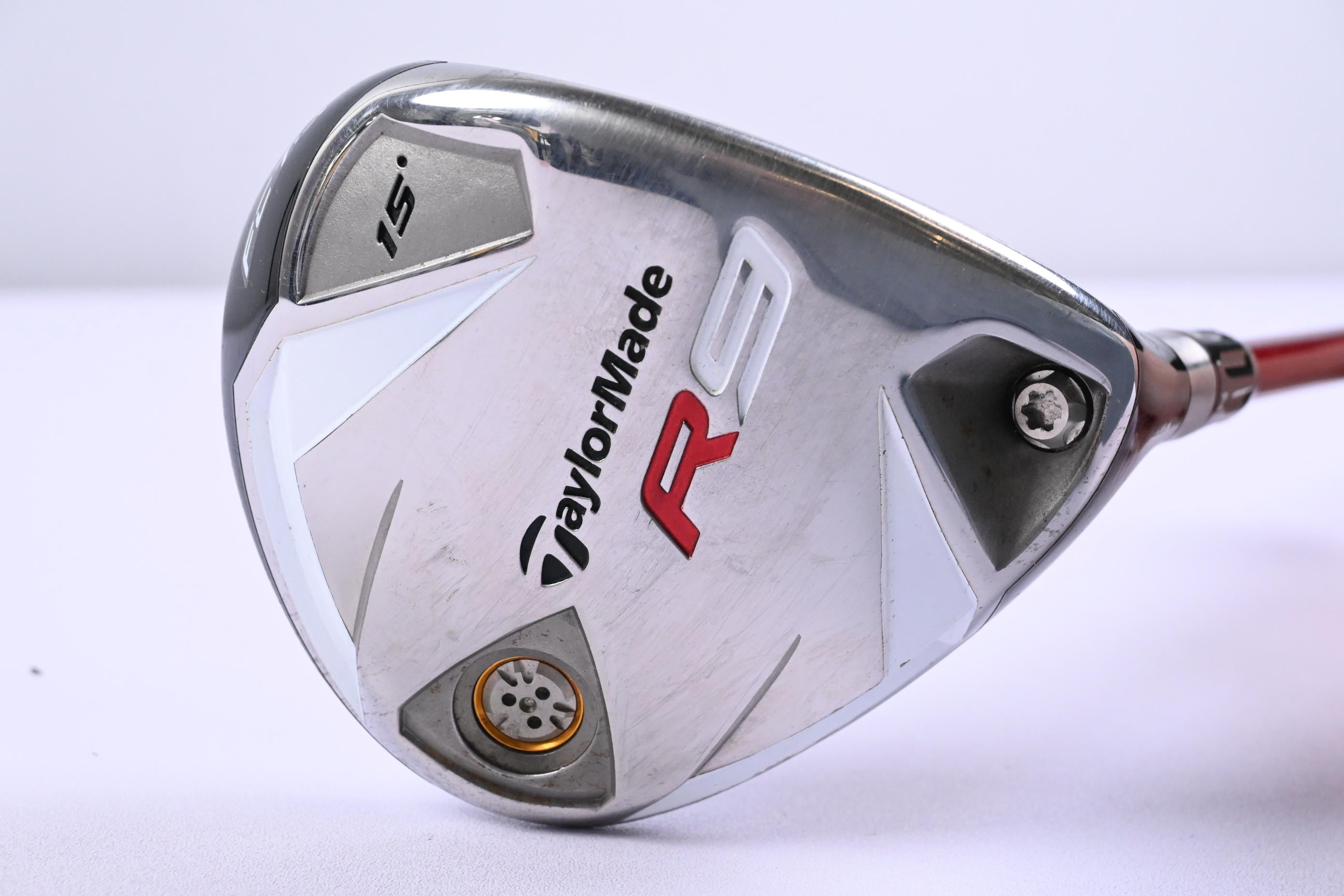 Taylormade R9 #3 Wood / 15 Degree / Stiff Flex Fujikura Motore F1 85 Shaft