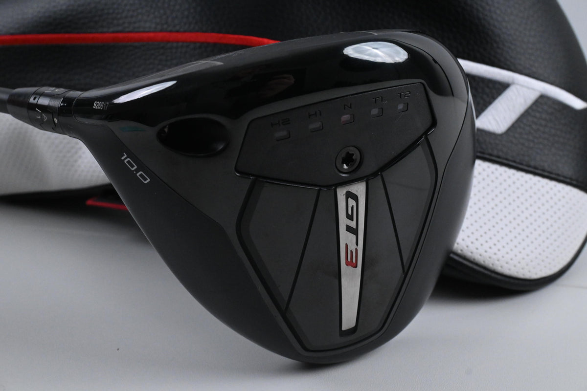 Left Hand Titleist GT3 Driver / 10 Degree / Stiff Flex HZRDUS Black Gen 5 70