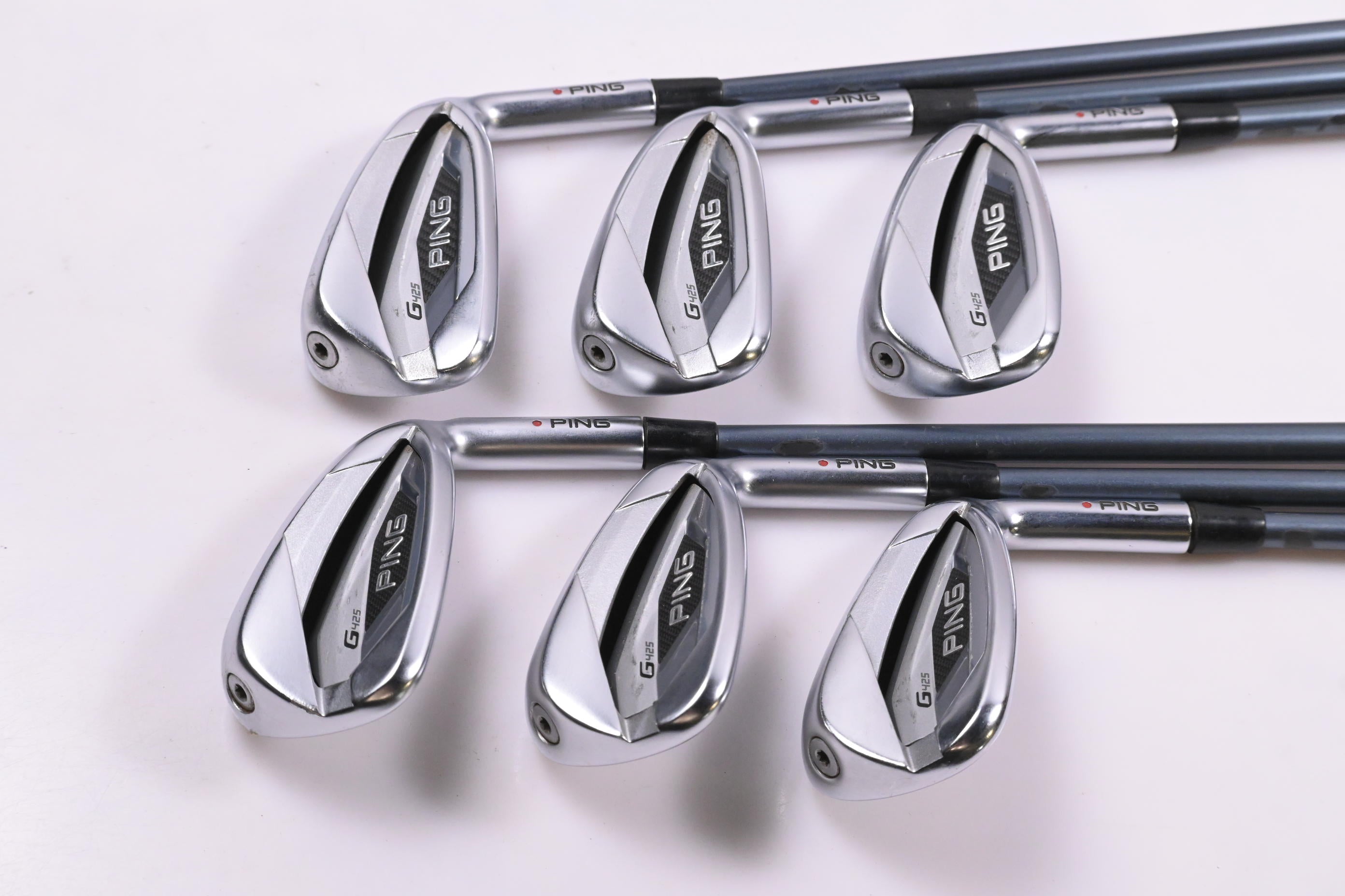 Ping G425 Irons / 6-PW+GW / Red Dot / Regular Flex Ping Alta CB Slate Shafts