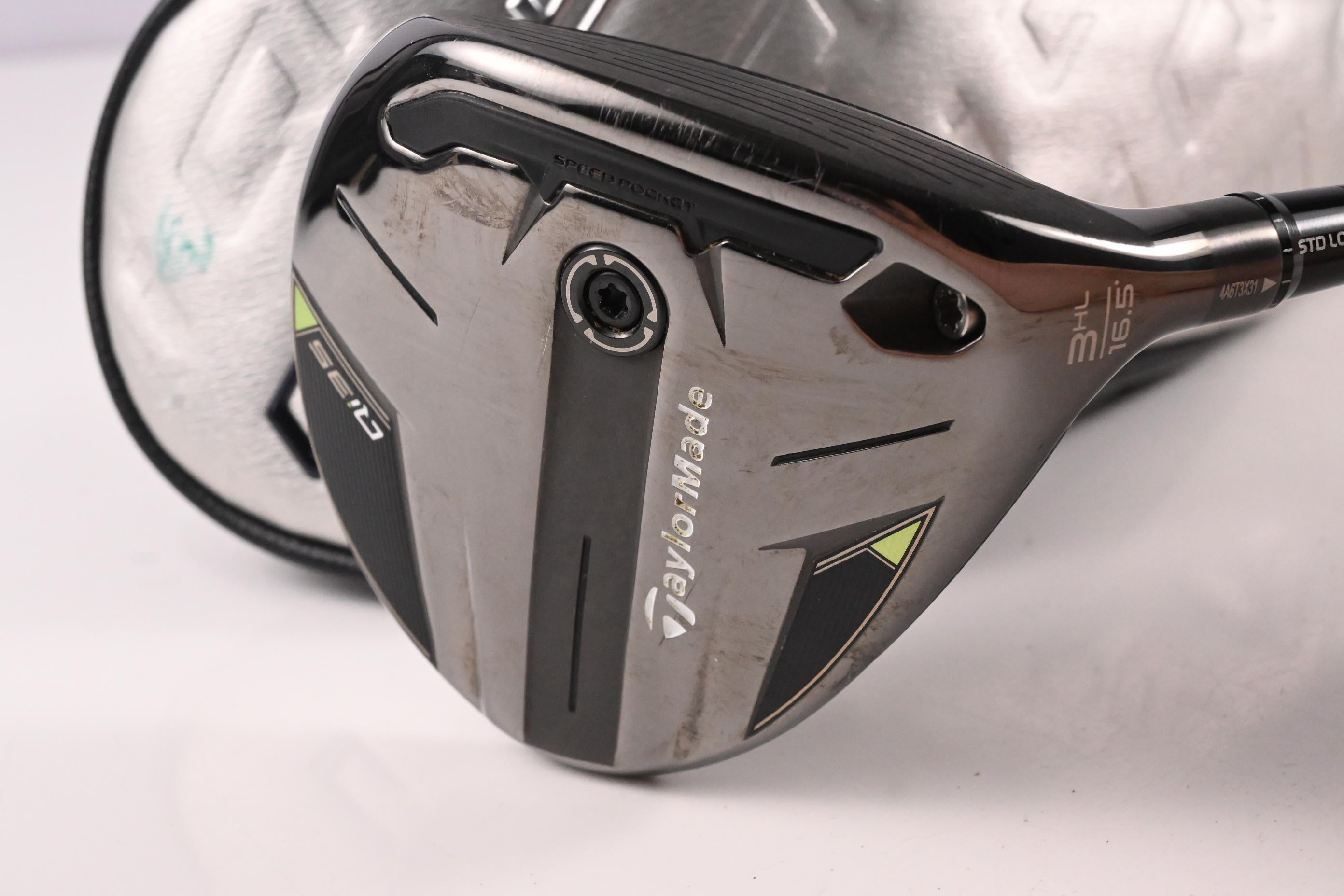 Taylormade Qi35 #3HL Wood / 16.5 Degree / Regular Flex Fujikura Airspeeder 50
