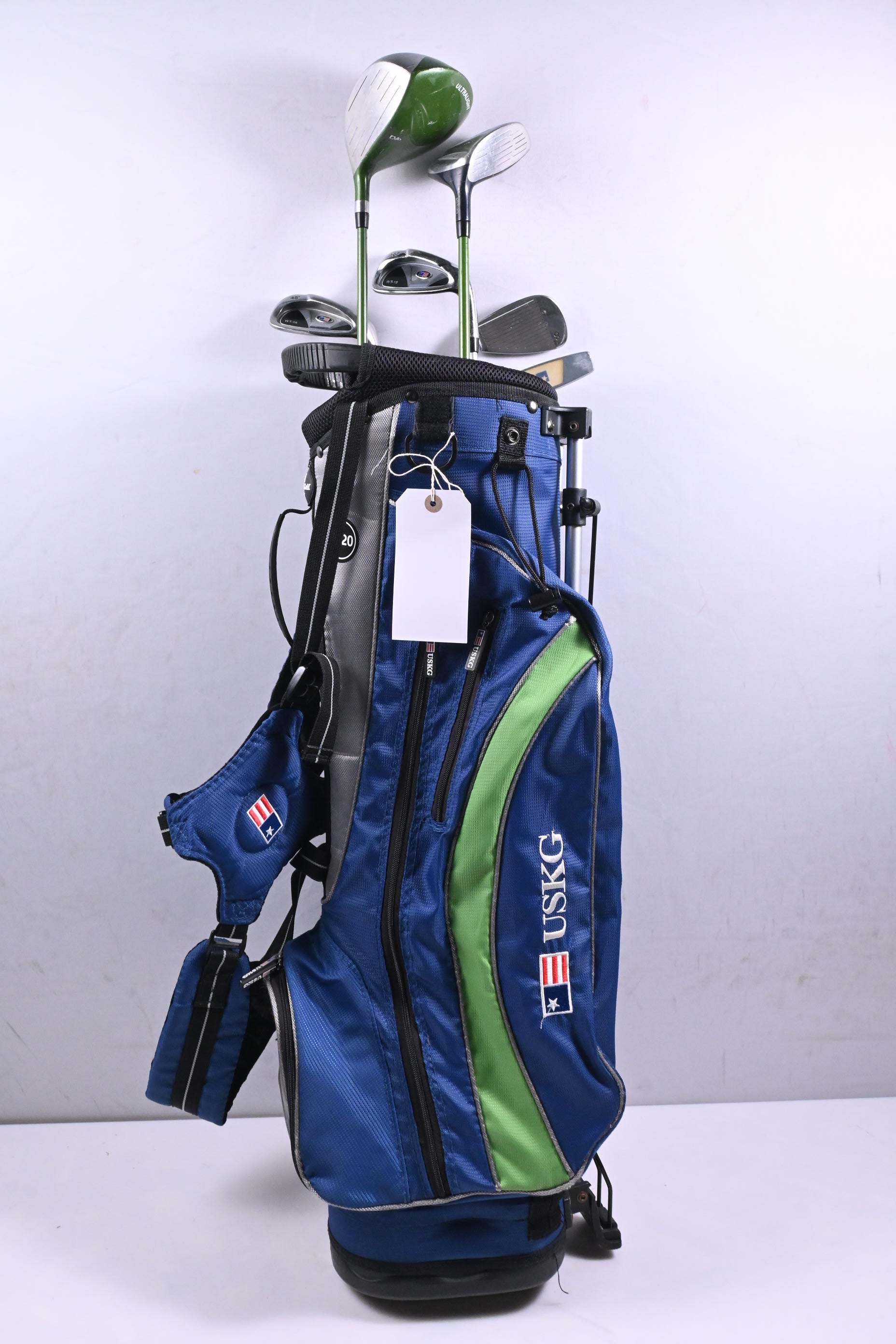 Junior US Kids WT-15 Package Set / Woods, Irons, Putter, Bag