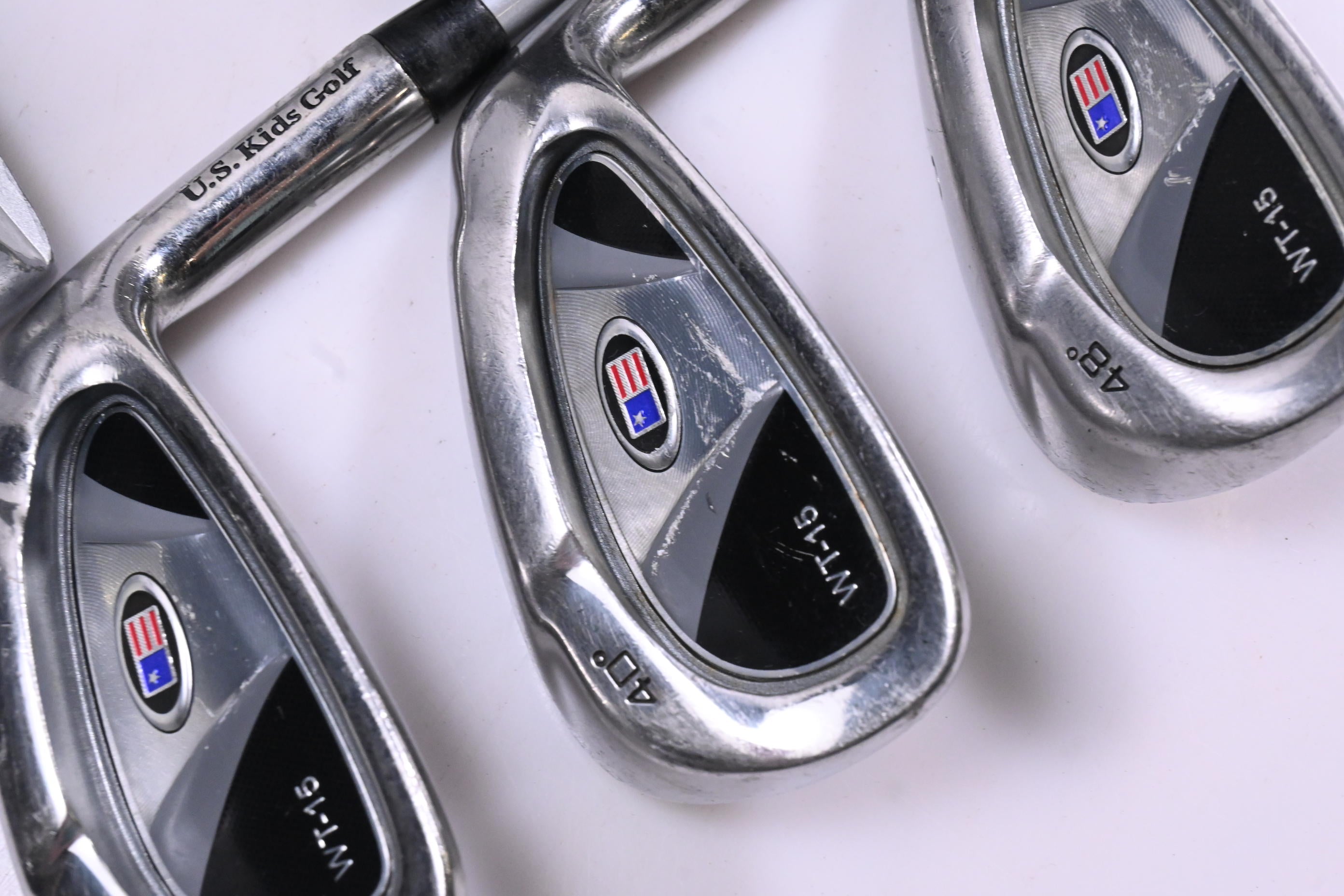 Junior US Kids WT-15 Package Set / Woods, Irons, Putter, Bag