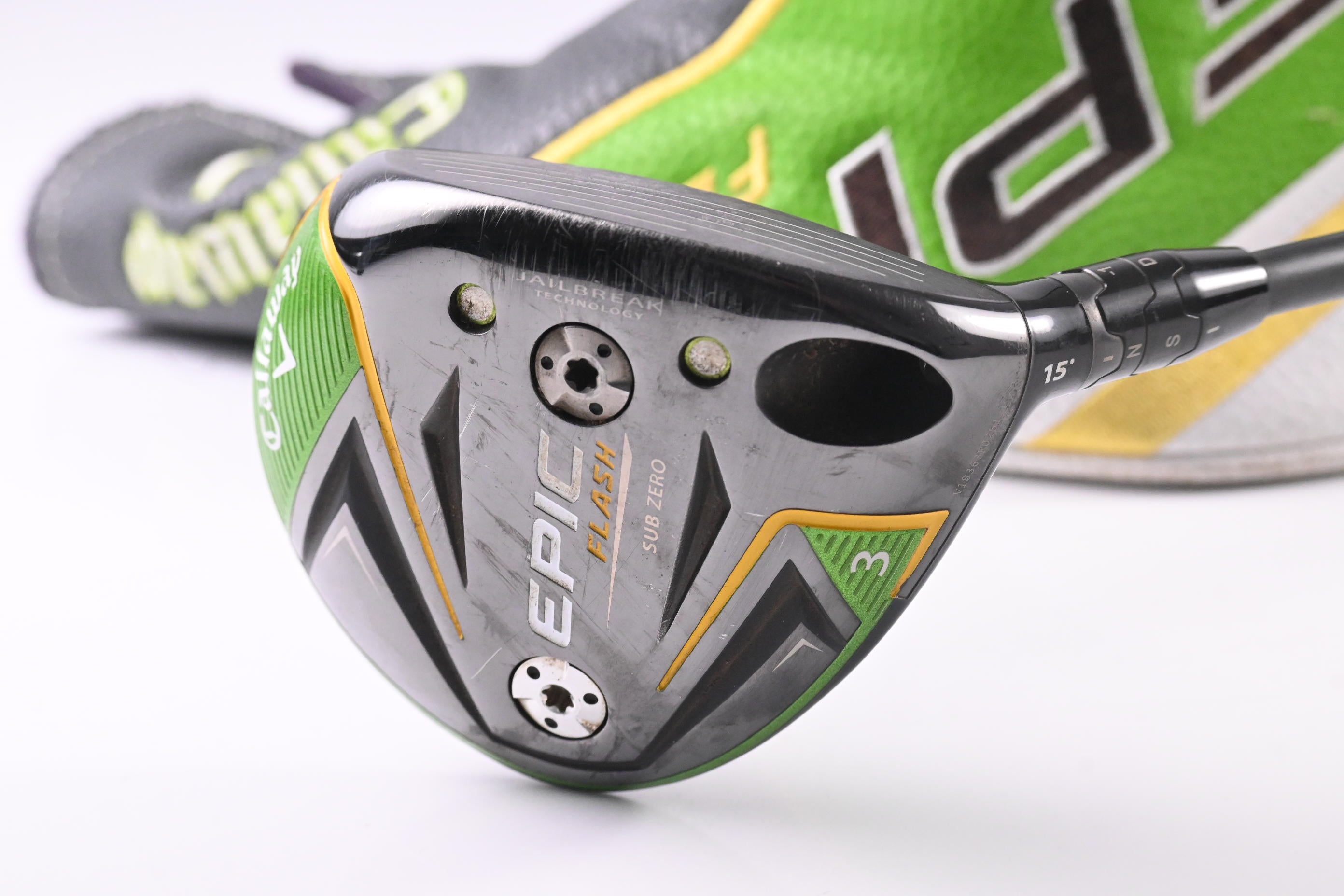 Callaway Epic Flash #3 Wood / 15 Degree / Stiff Flex HZRDUS Smoke Black 70