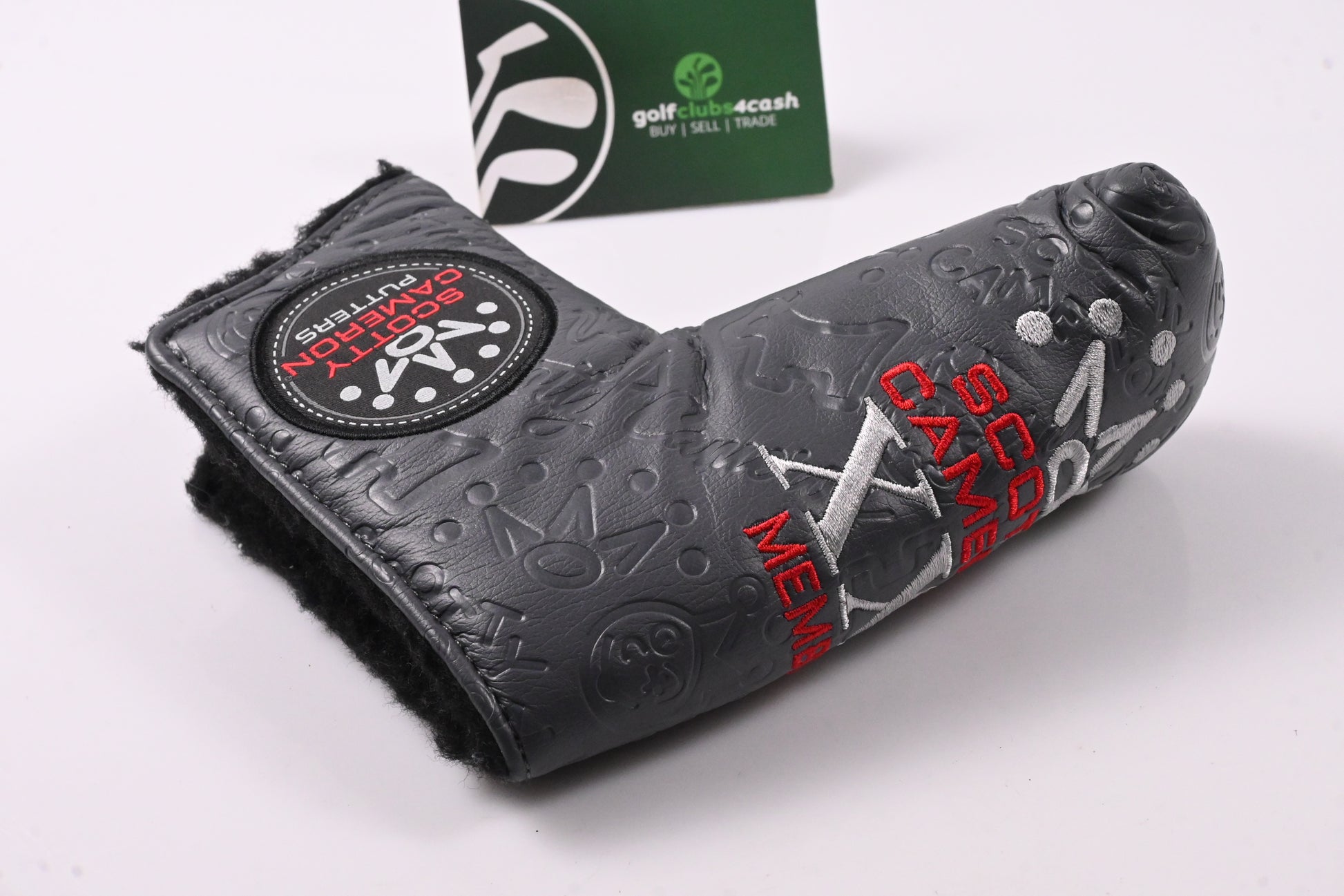 Scotty Cameron 2021 Club Cameron Putter Cover / Blade / Grey &amp; Red
