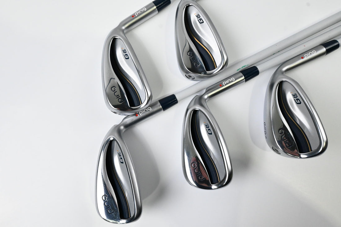 Ladies Ping G Le3 Irons / 7-PW+SW / Red Dot / Ladies Flex Ping ULT 250 Shafts