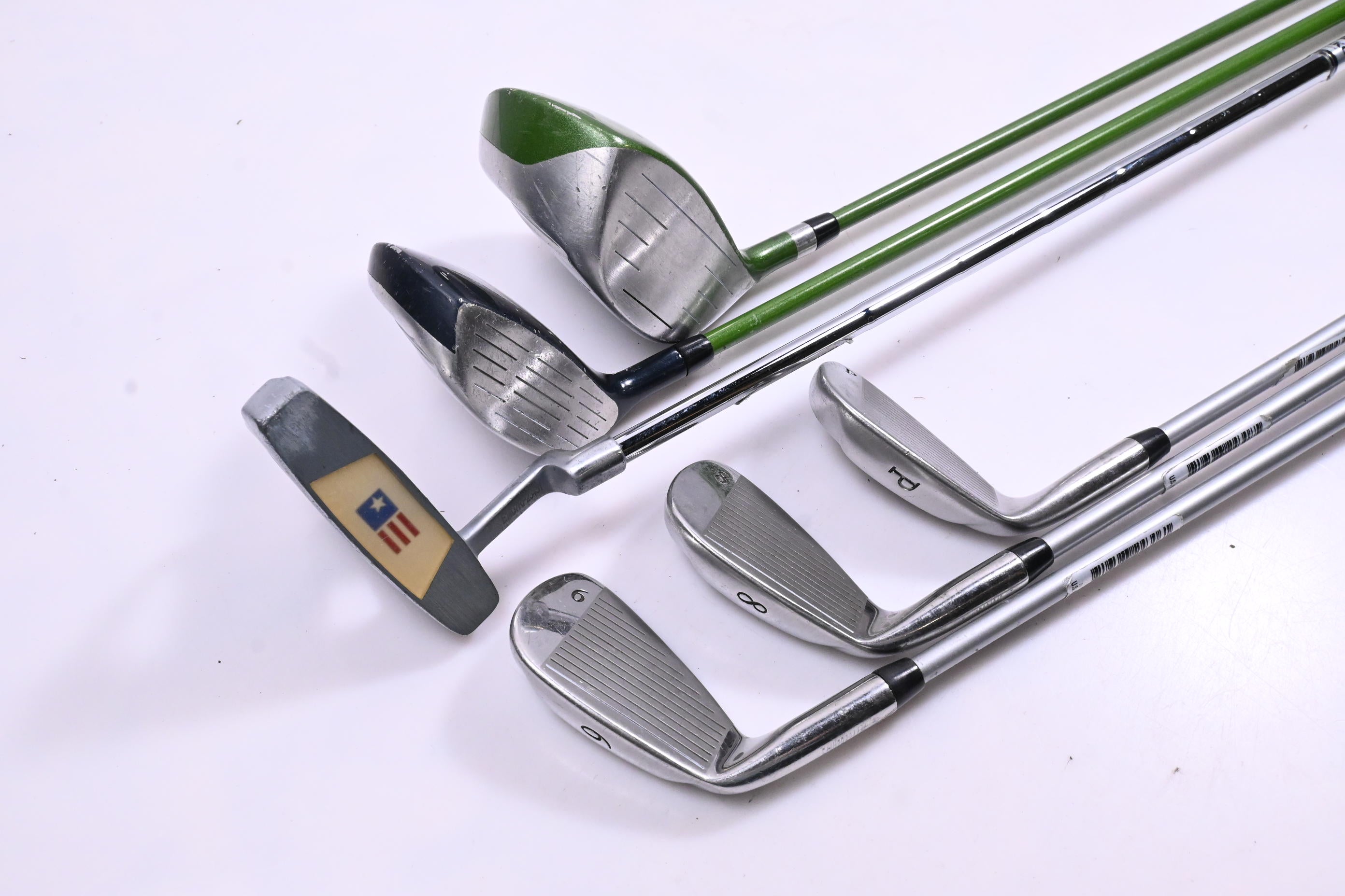 Junior US Kids WT-15 Package Set / Woods, Irons, Putter, Bag