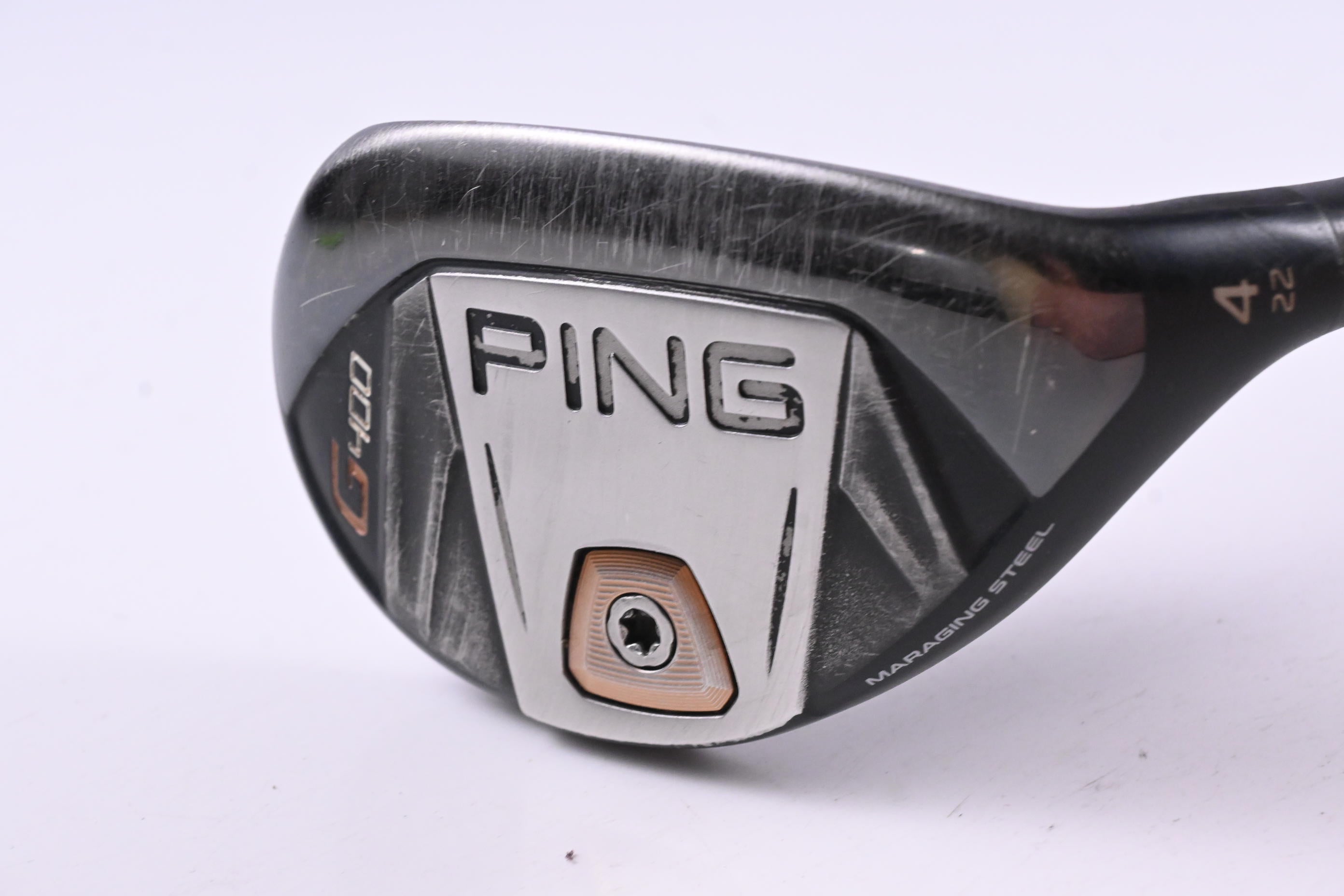 Ping G400 #4 Hybrid / 22 Degree / Regular Flex Ping Alta CB 70 Shaft