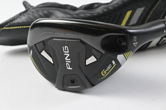 Ping G430 #4 Hybrid / 22 Degree / Regular Flex Ping Alta CB Black 70 Shaft