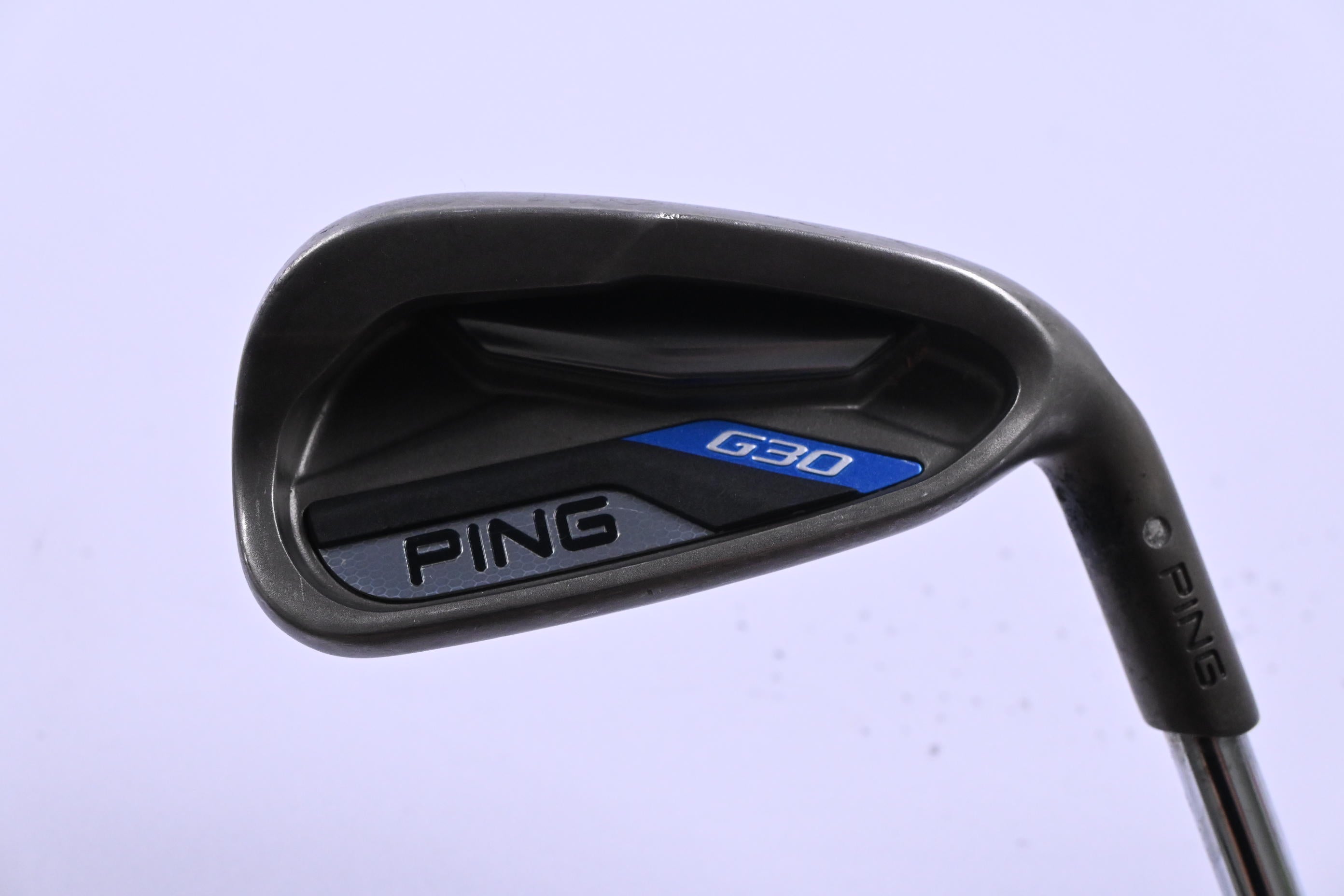 Ping G30 #7 Iron / White Dot / Stiff Flex Ping CFS Distance Shaft
