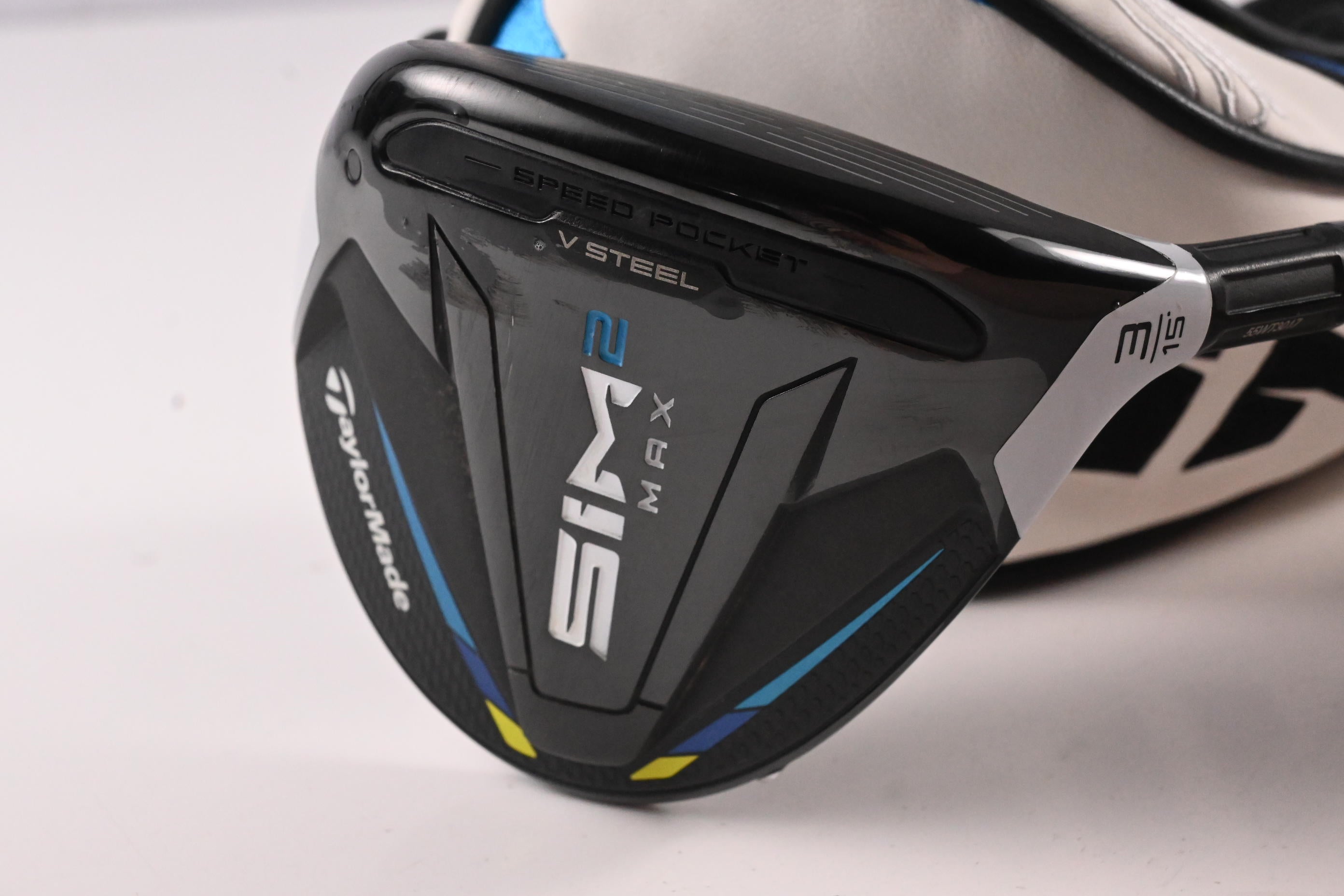 Taylormade SIM2 Max #3 Wood / 15 Degree / Stiff Flex Fujikura Ventus Blue 6
