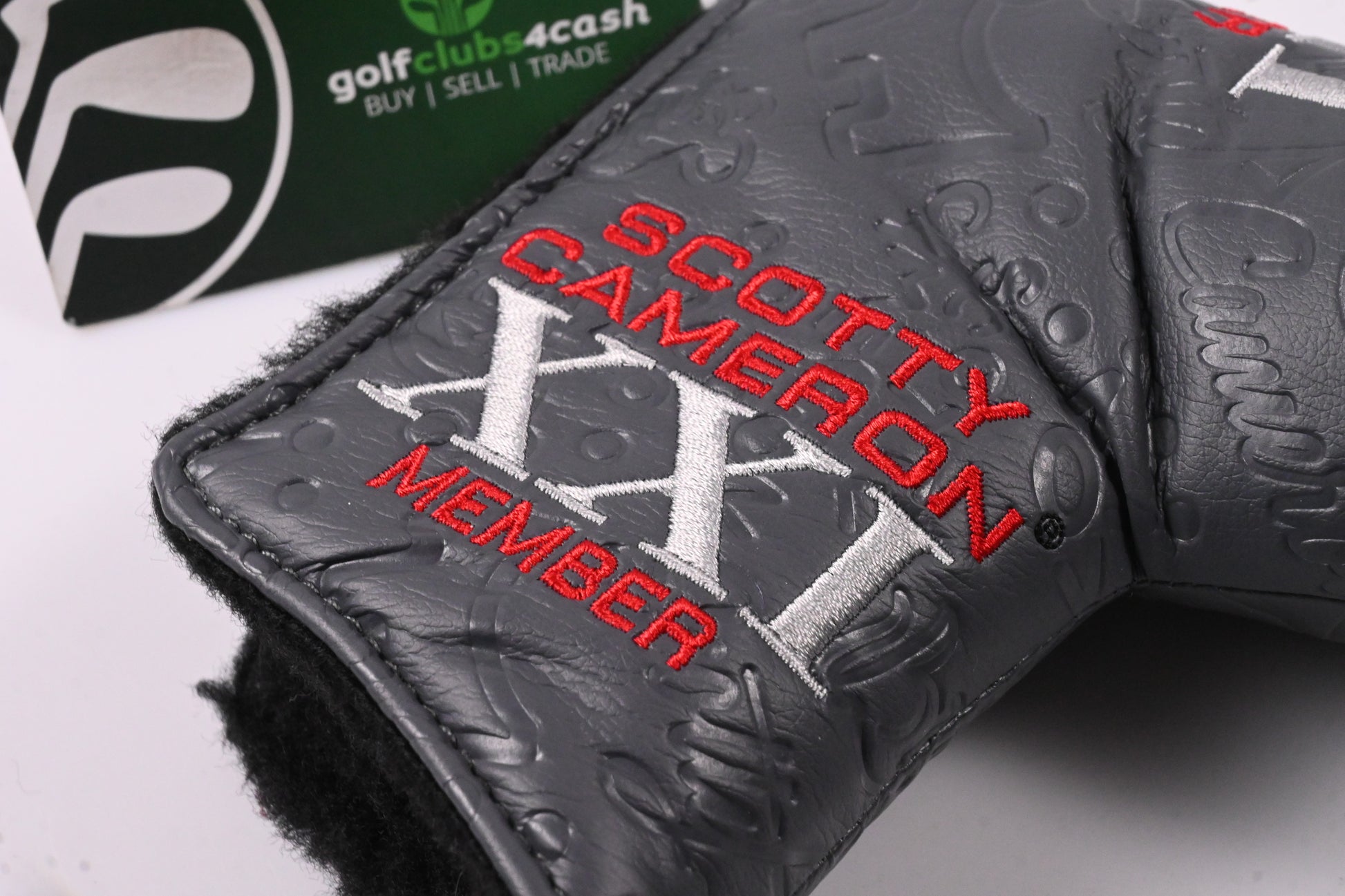 Scotty Cameron 2021 Club Cameron Putter Cover / Blade / Grey &amp; Red