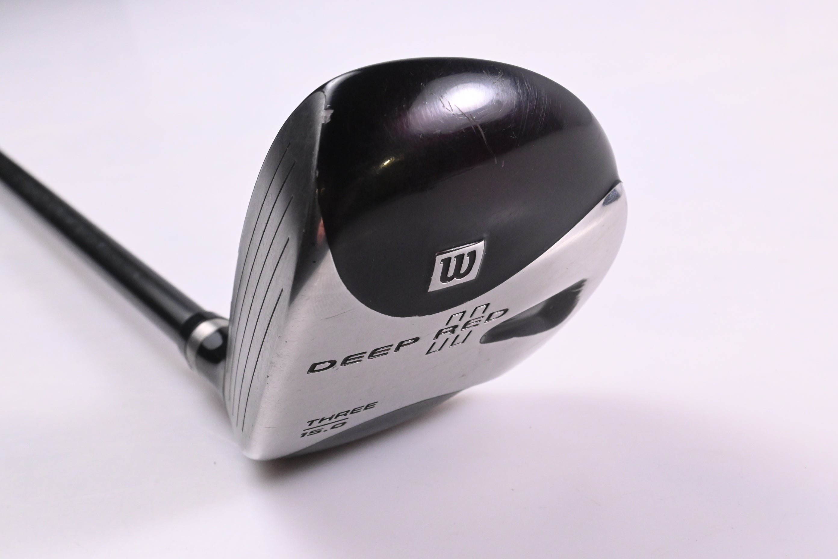 Left Hand Wilson Deep Red II #3 Wood / 15 Degree / Regular Flex Wilson Shaft