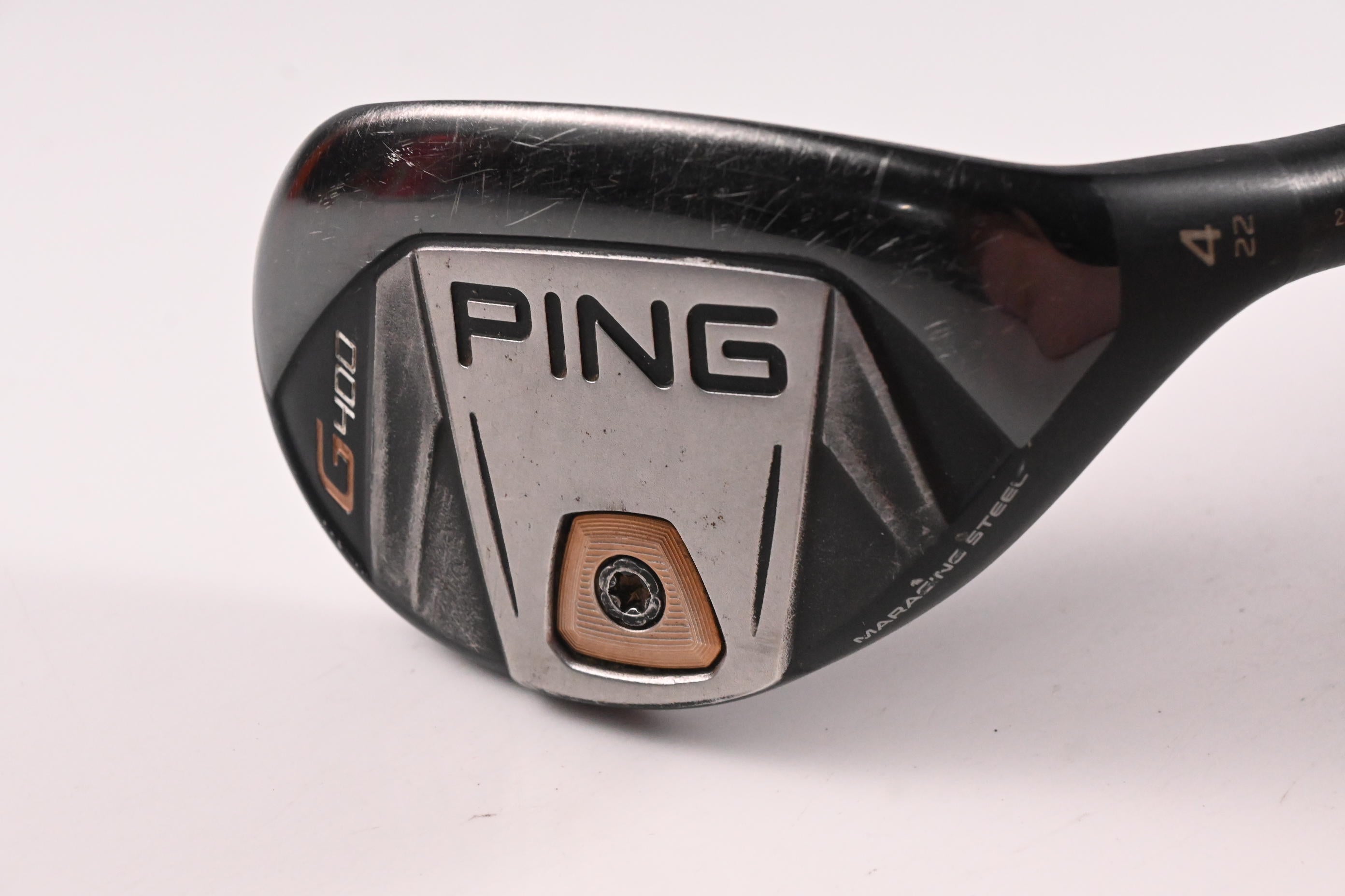 Ping G400 #4 Hybrid / 22 Degree / Regular Flex Ping Alta CB 70 Shaft