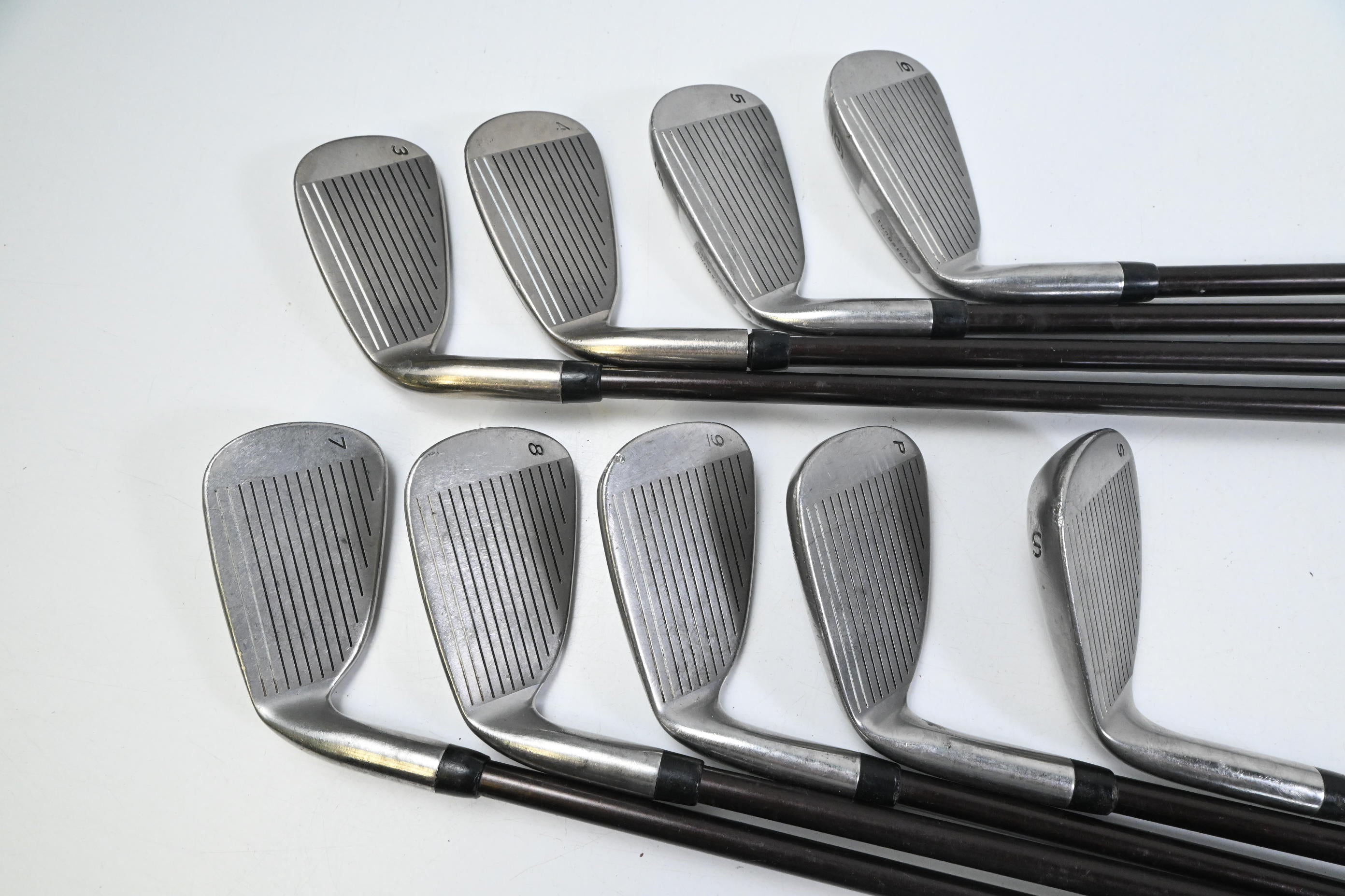 Taylormade Firesole Irons / 3-PW+SW / Stiff Flex Taylormade Bubble 90 Shafts