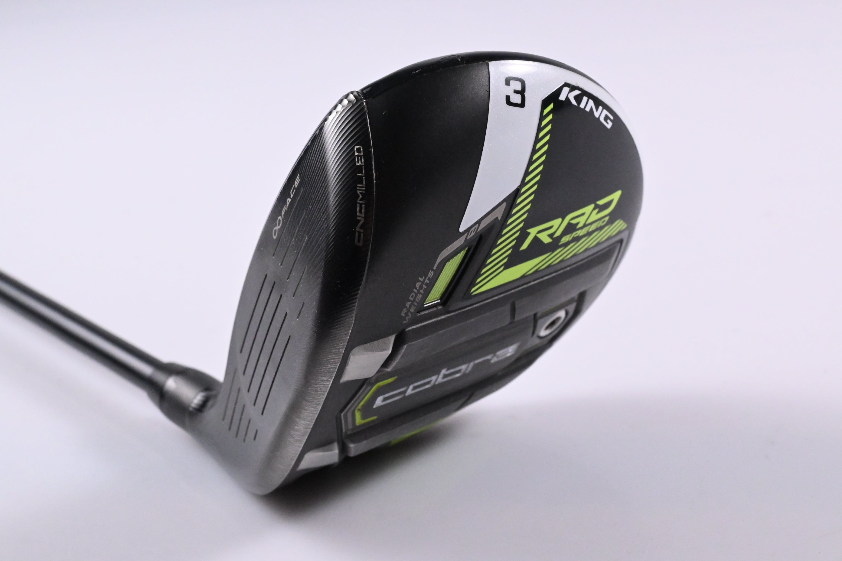 Left Hand Cobra King Radspeed #3 Wood / 14.5 Degree / Regular Flex UST Helium 5