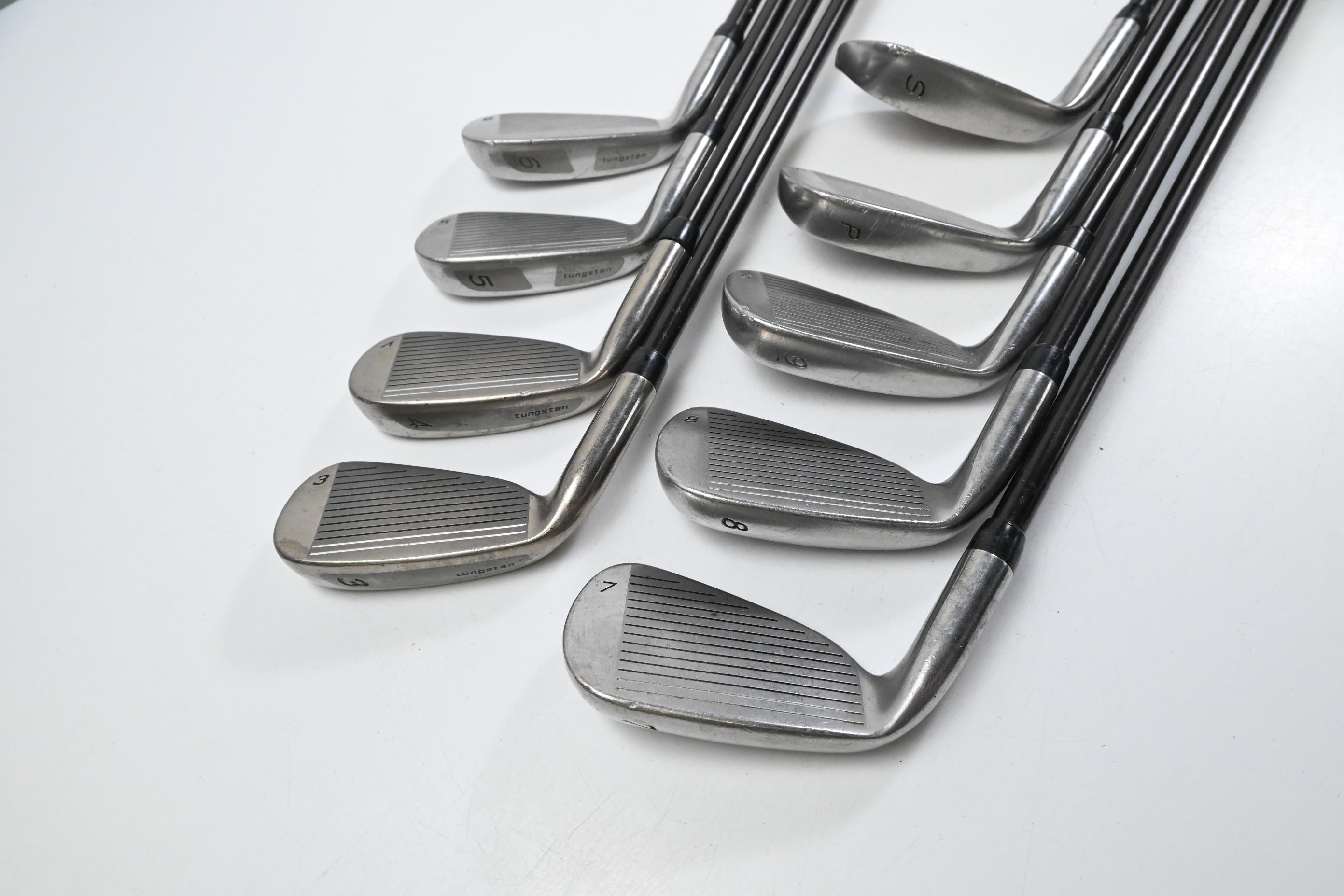Taylormade Firesole Irons / 3-PW+SW / Stiff Flex Taylormade Bubble 90 Shafts