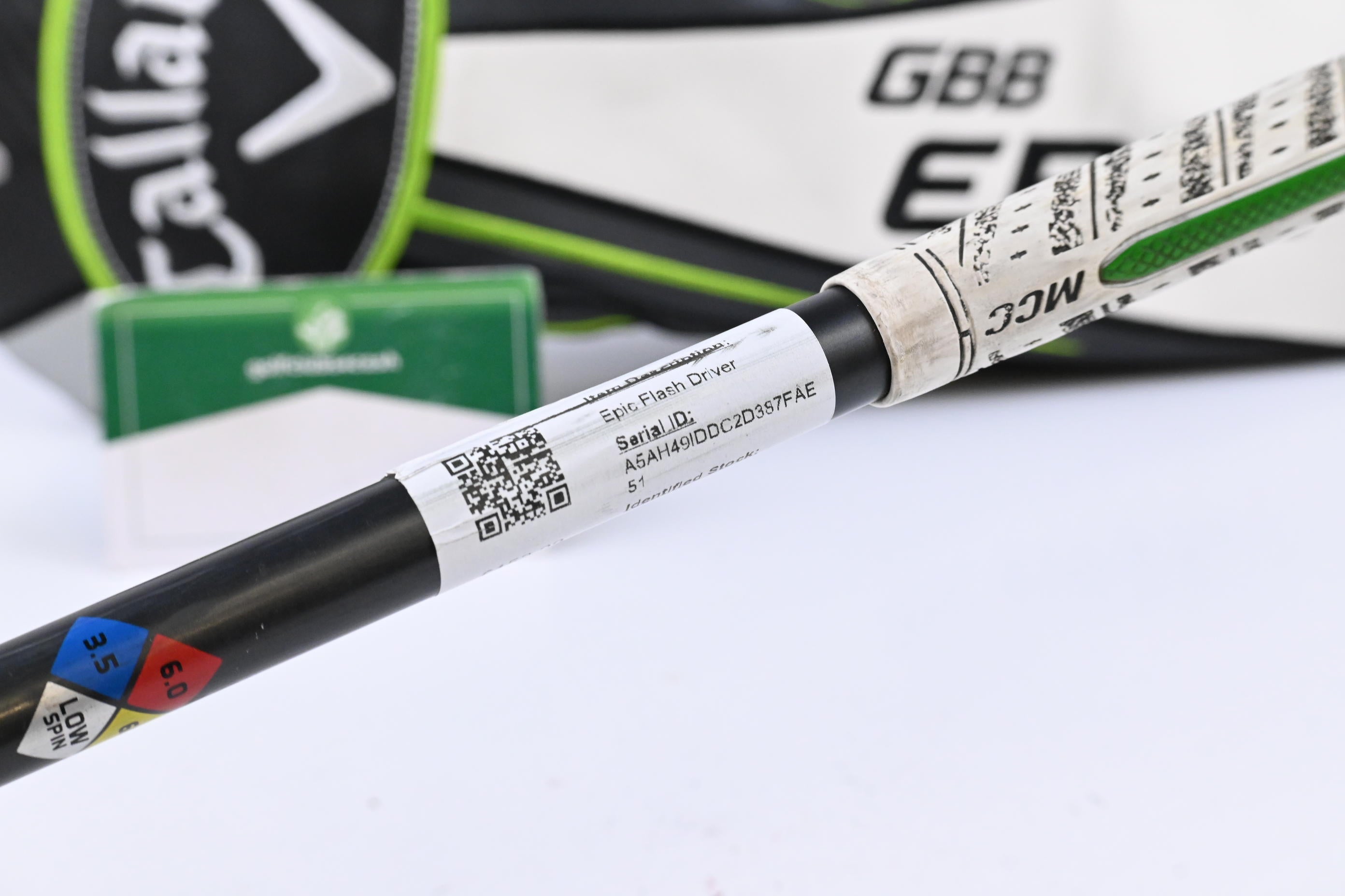 Callaway Epic Flash Driver / 9 Degree / Stiff Flex Hzrdus Smoke Black 60 Shaft