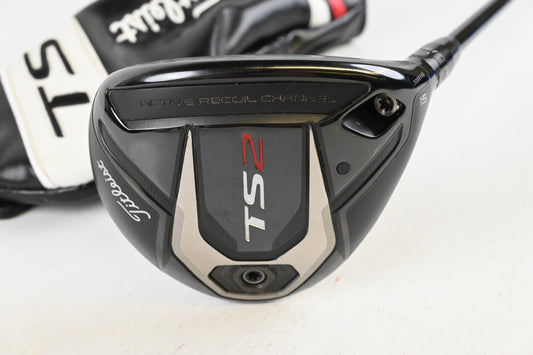Titleist TS2 #3 Wood / 15 Degree / Regular Flex Kuro Kage Black 55 Shaft
