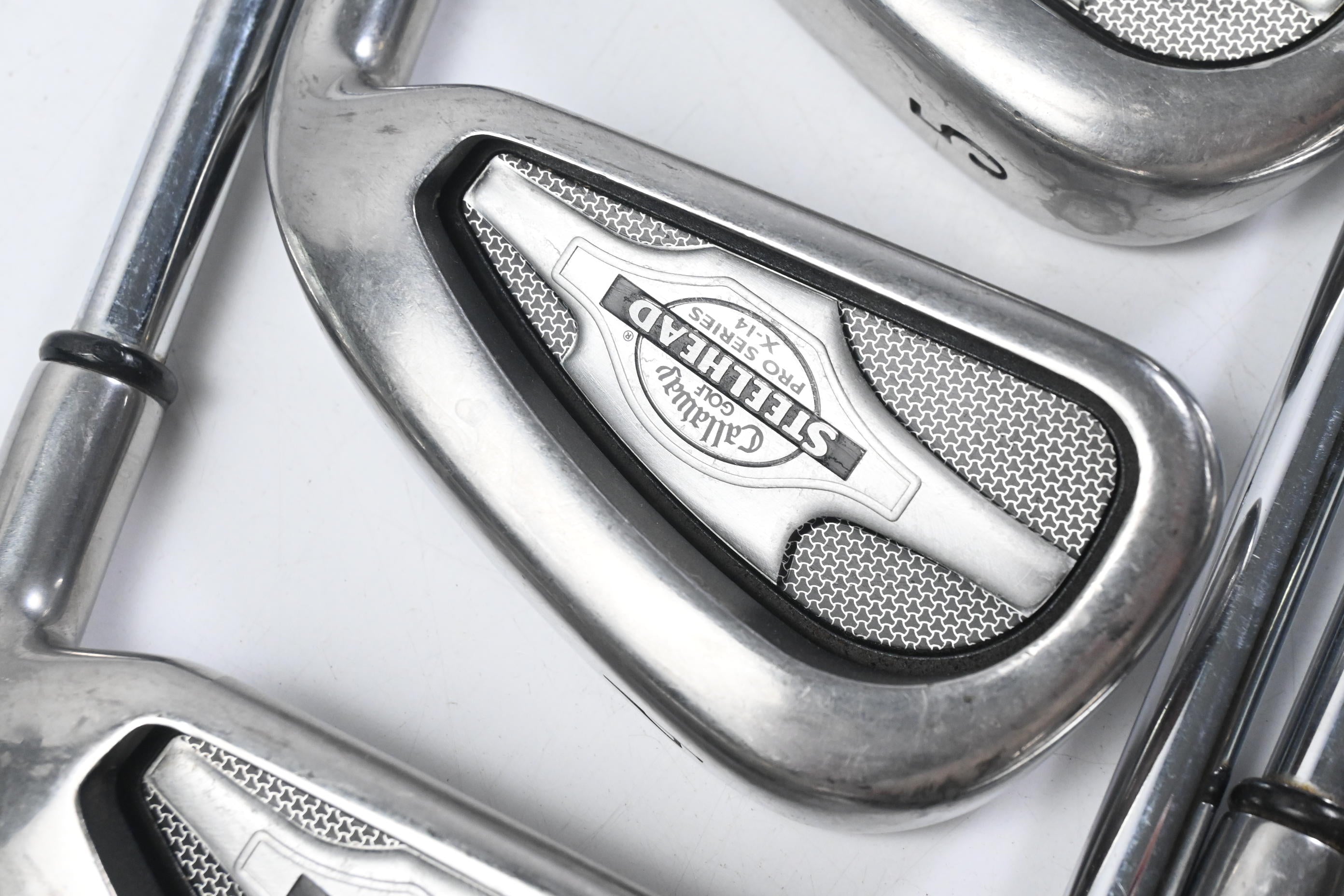 Callaway X-14 Pro Series Irons / 3-PW+SW / Stiff Flex Callaway Rifle Shafts