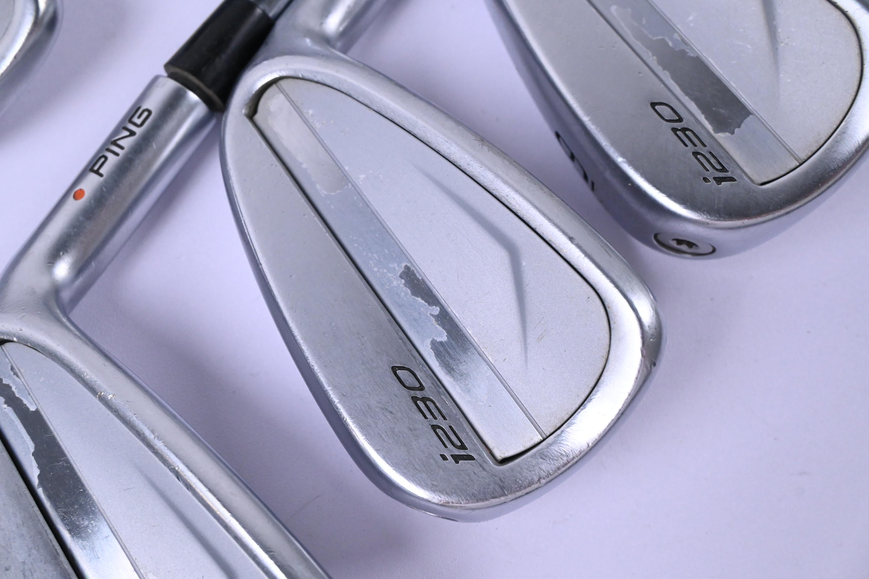 Ping i230 Irons / 4-PW / Orange Dot / Stiff Flex N.S.Pro Modus 3 Tour 105 Shafts