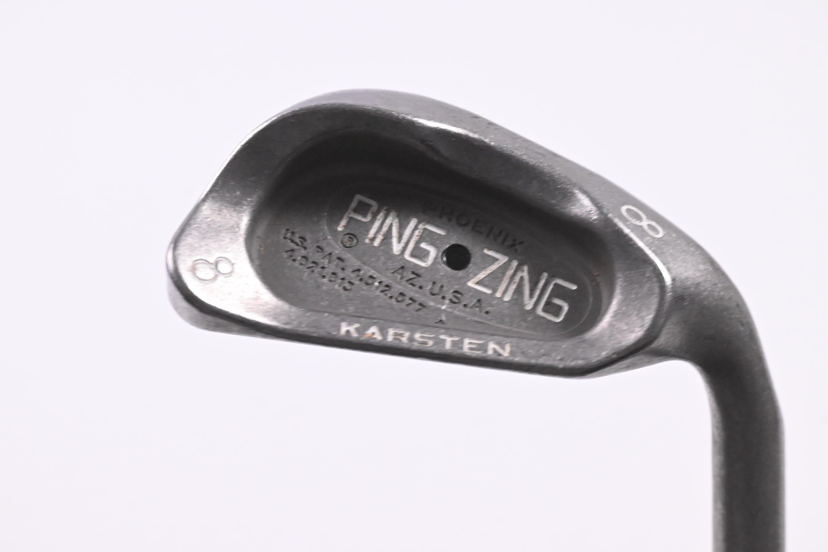 Ping Zing #8 Iron / 38.5 Degree / Black Dot / Stiff Flex Ping KT-M Shaft