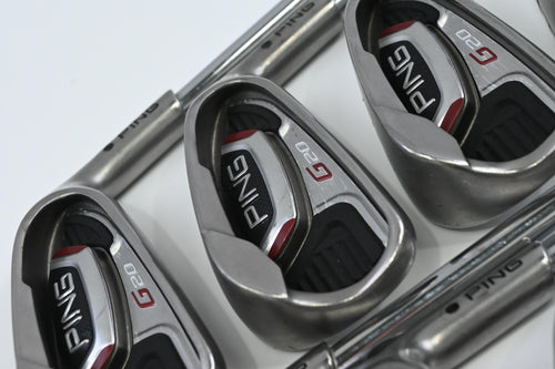Ping G20 Irons / 4-PW+SW / Black Dot / Regular Flex Ping CFS Shafts