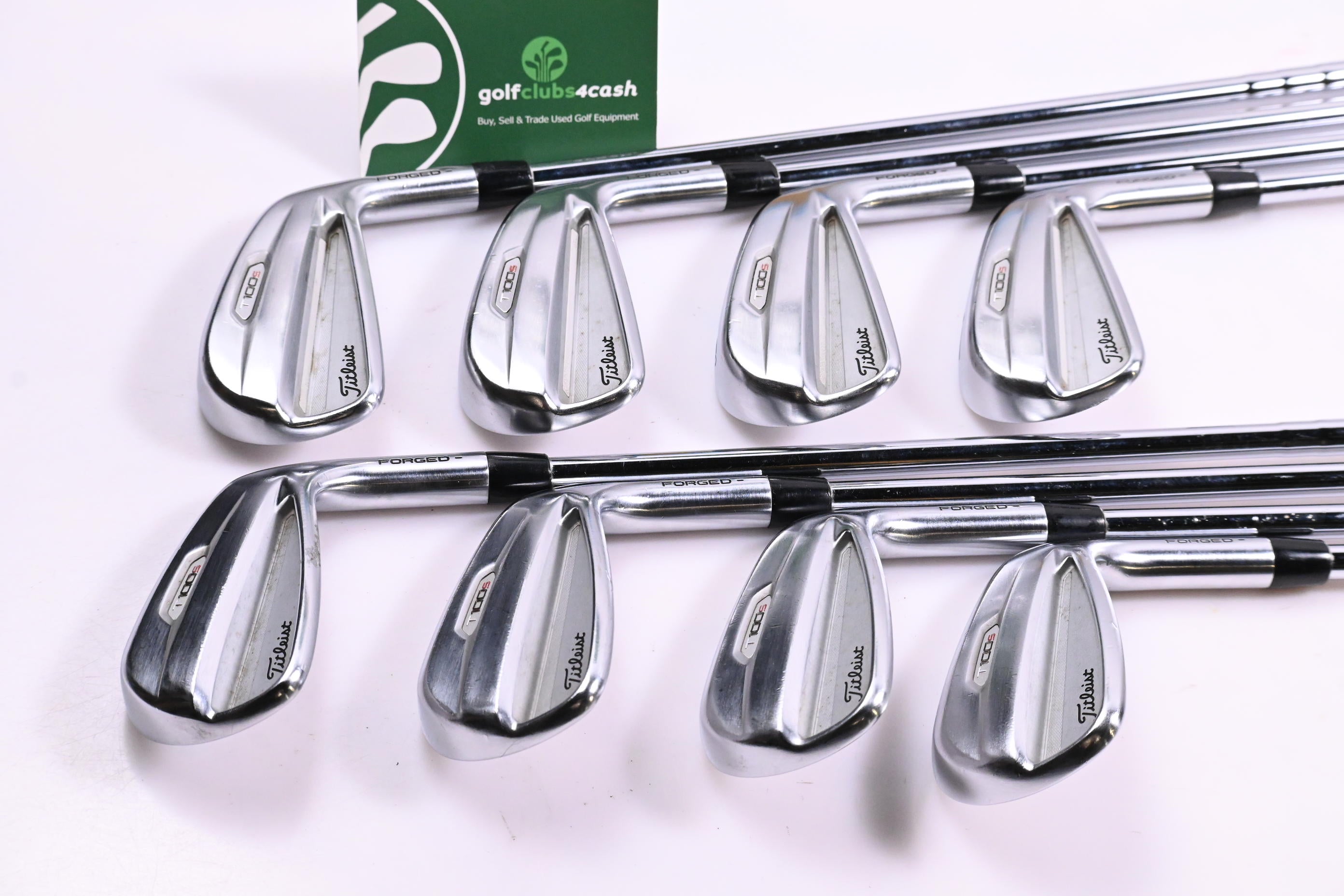 Titleist T100.S 2021 Irons / 4-PW+38° / Stiff Flex AMT Black S300 Shafts
