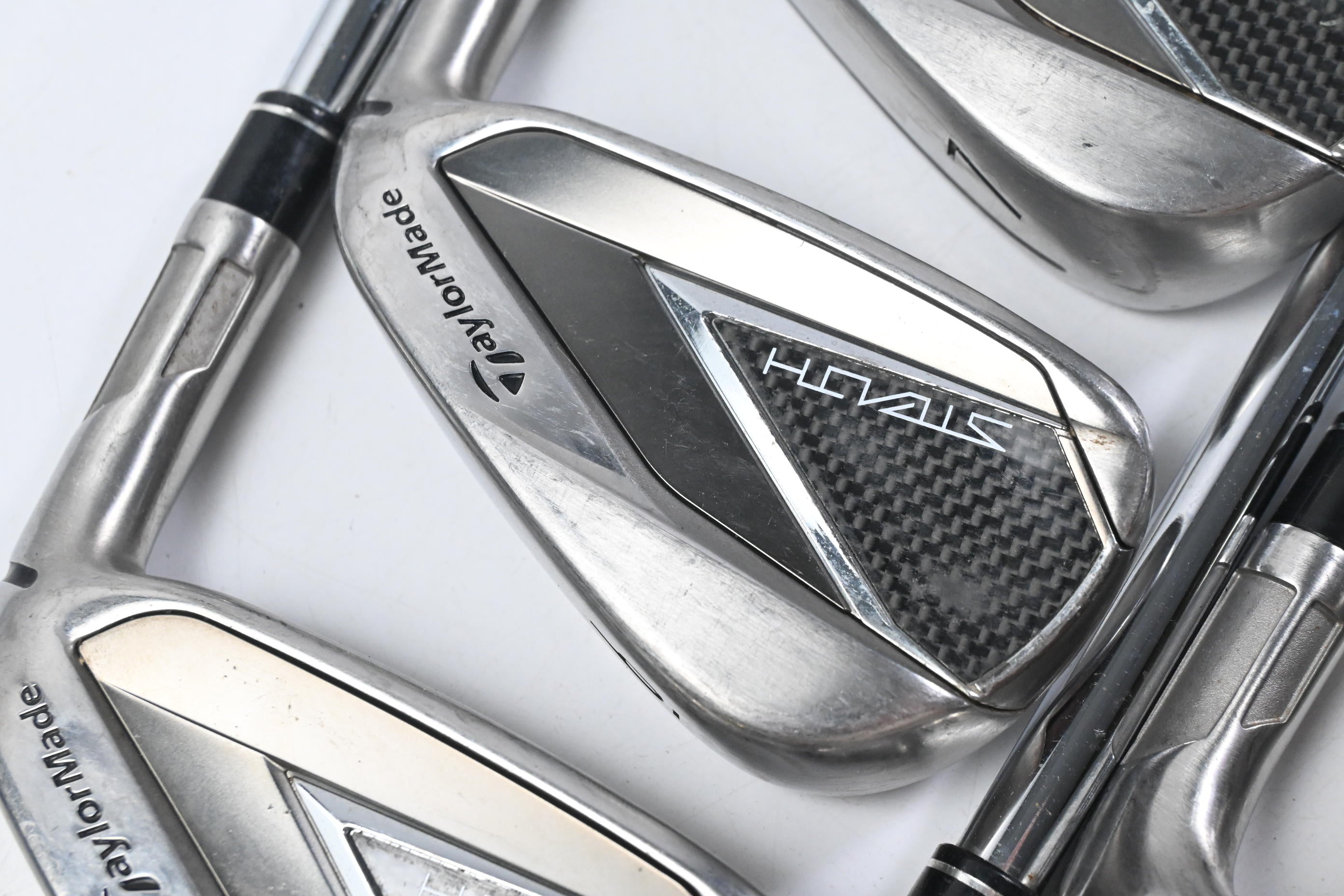 Taylormade Stealth Irons / 5-PW+SW / Stiff Flex KBS MAX MT 85 Shafts