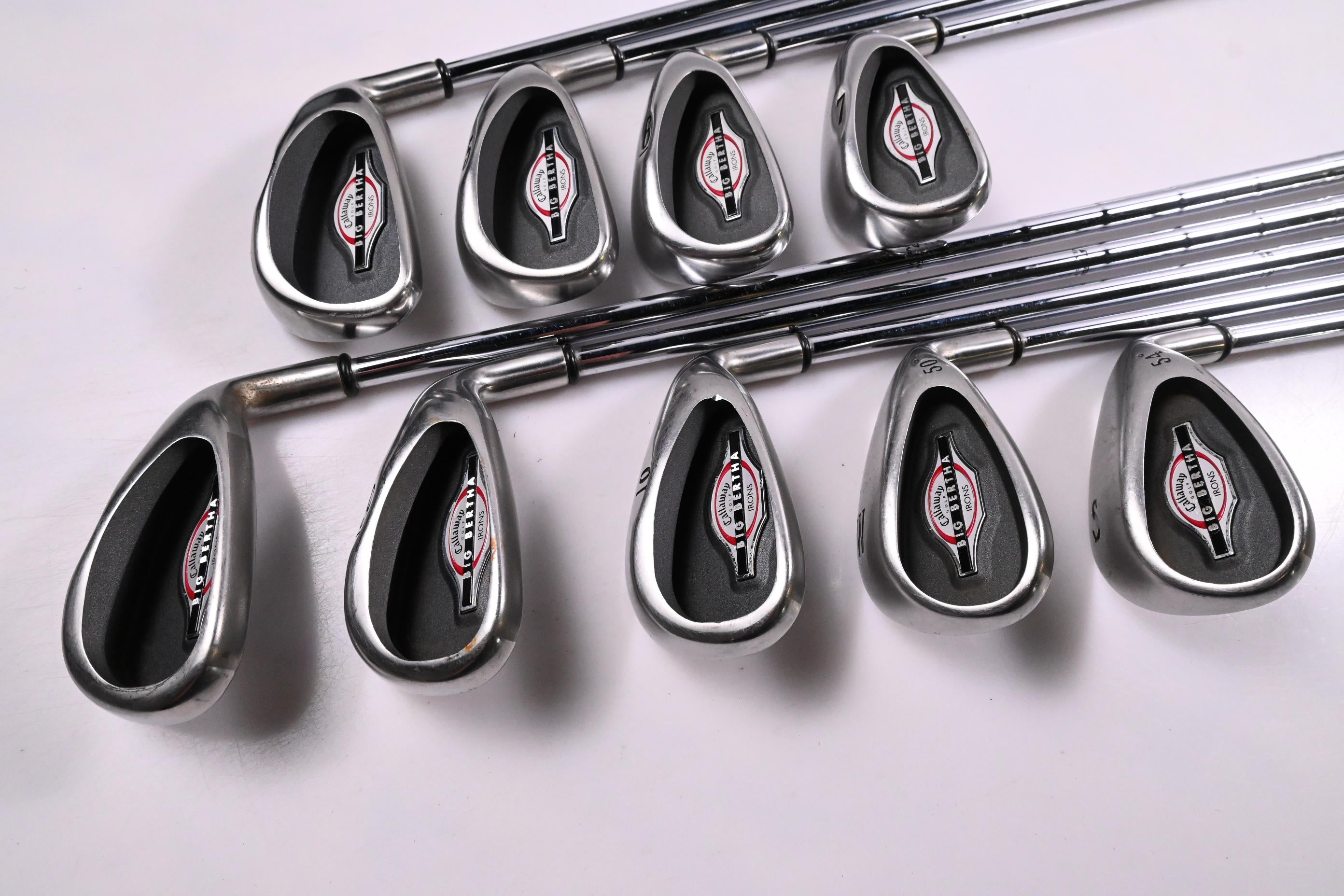 Callaway Big Bertha 2002 Irons / 4-PW+GW+SW / UniFlex Callaway Shafts